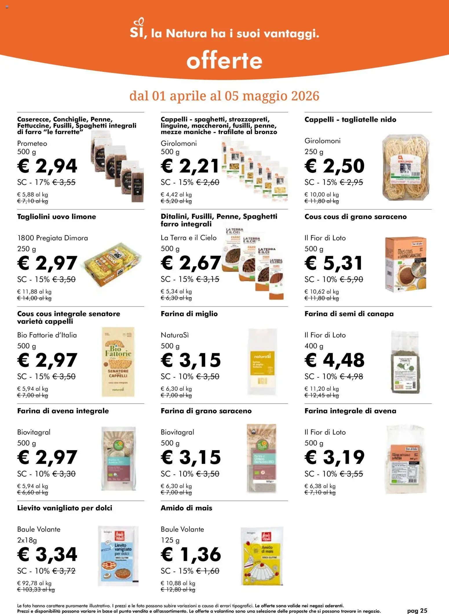 Natura Sì volantino (2026-04-01 - 2026-05-05)