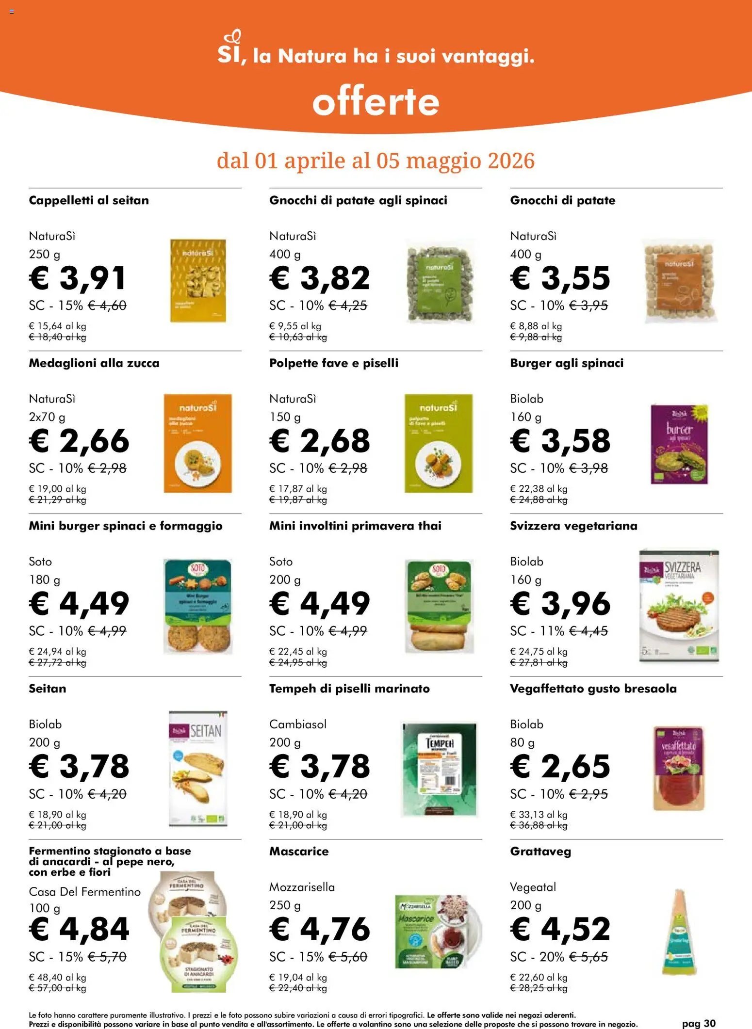 Natura Sì volantino (2026-04-01 - 2026-05-05)
