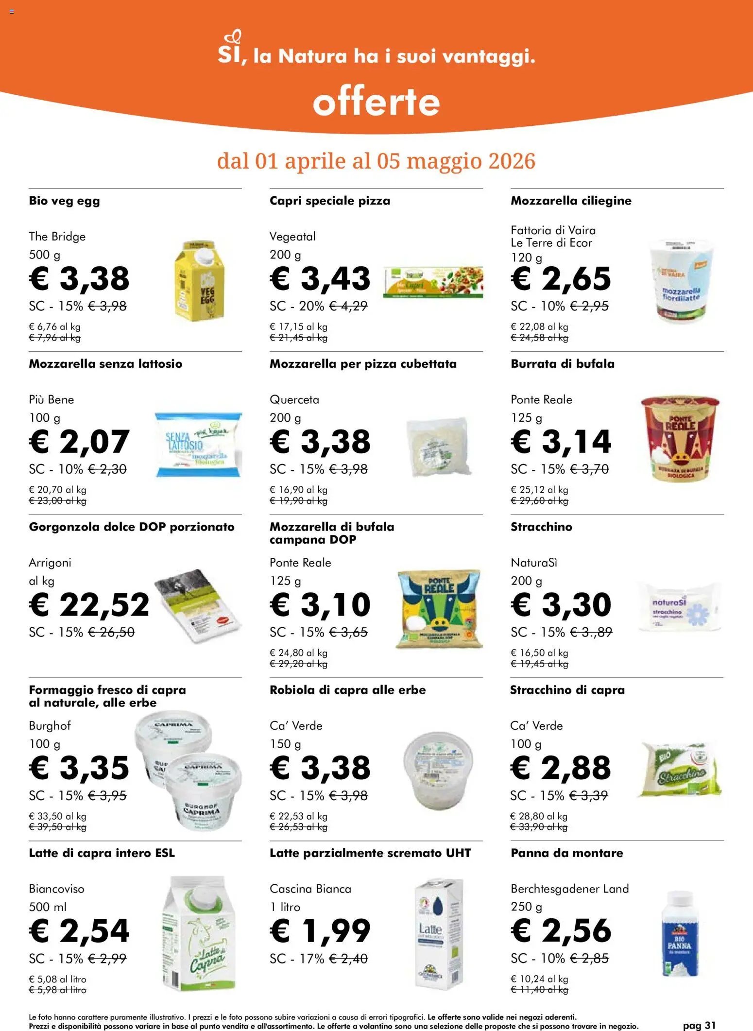 Natura Sì volantino (2026-04-01 - 2026-05-05)