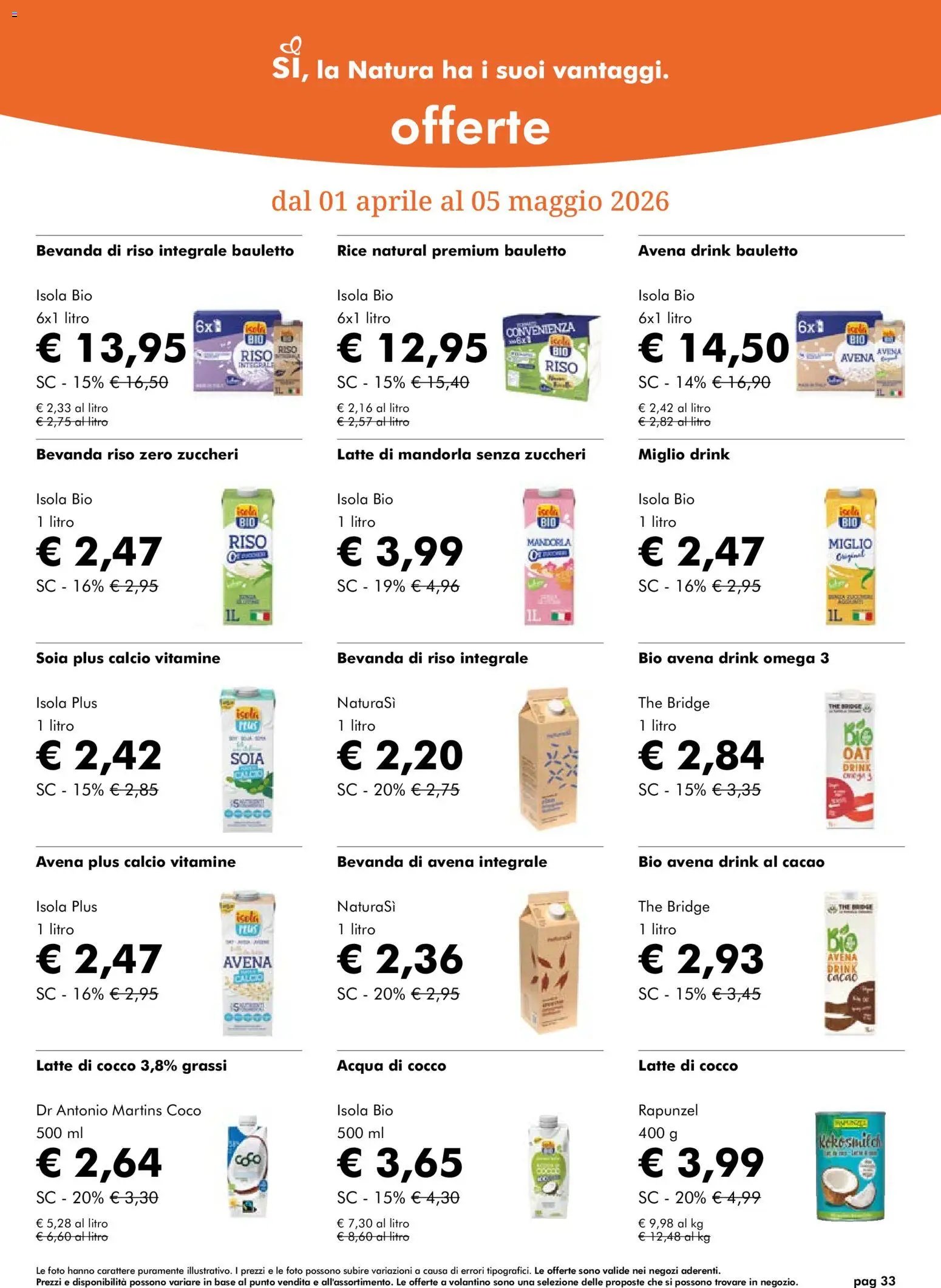 Natura Sì volantino (2026-04-01 - 2026-05-05)