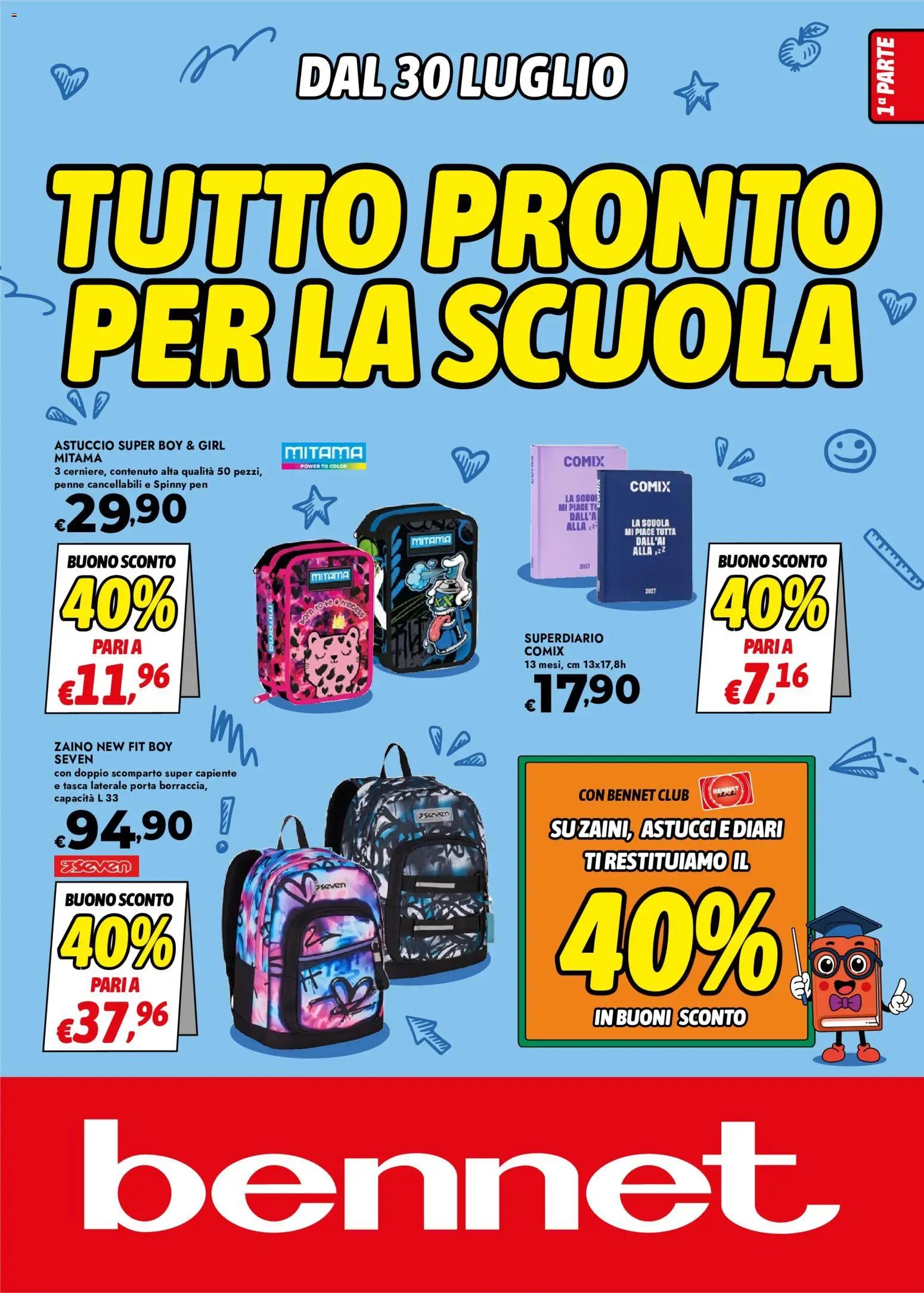 bennet volantino Scuola