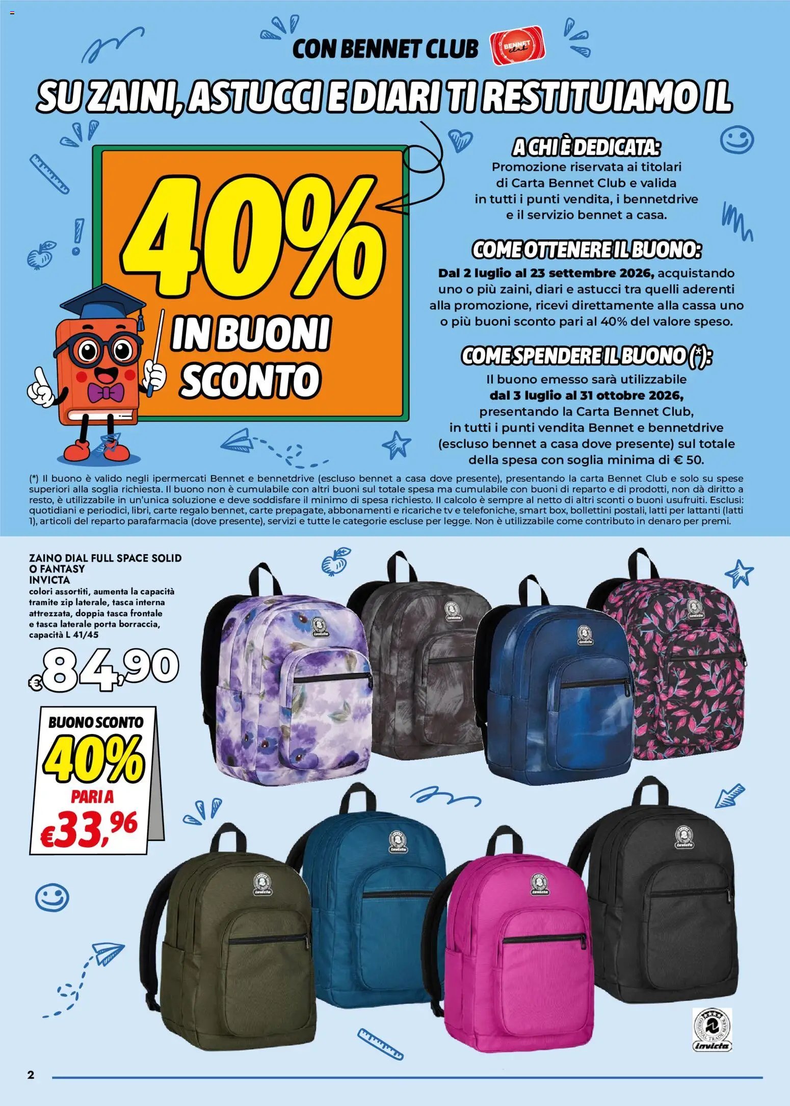 bennet volantino Scuola
