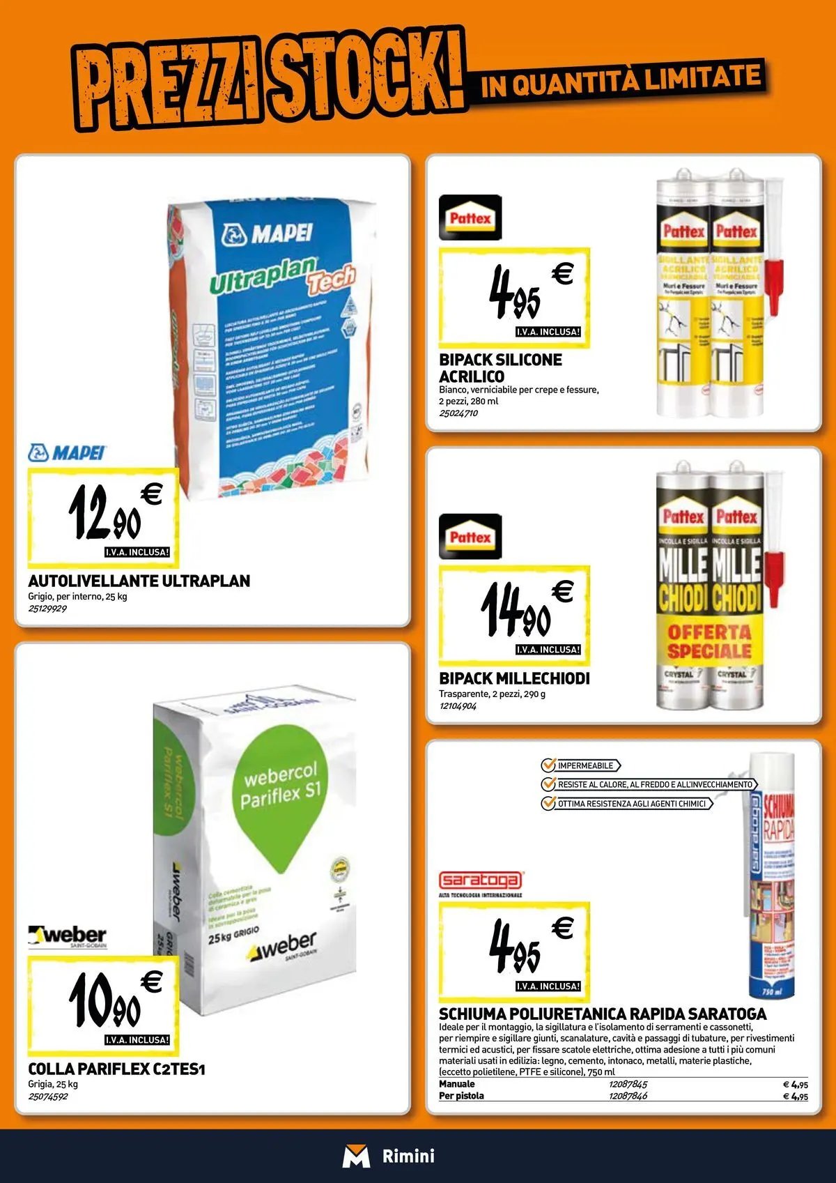 TECNOMAT - Straordinari prezzi stock!