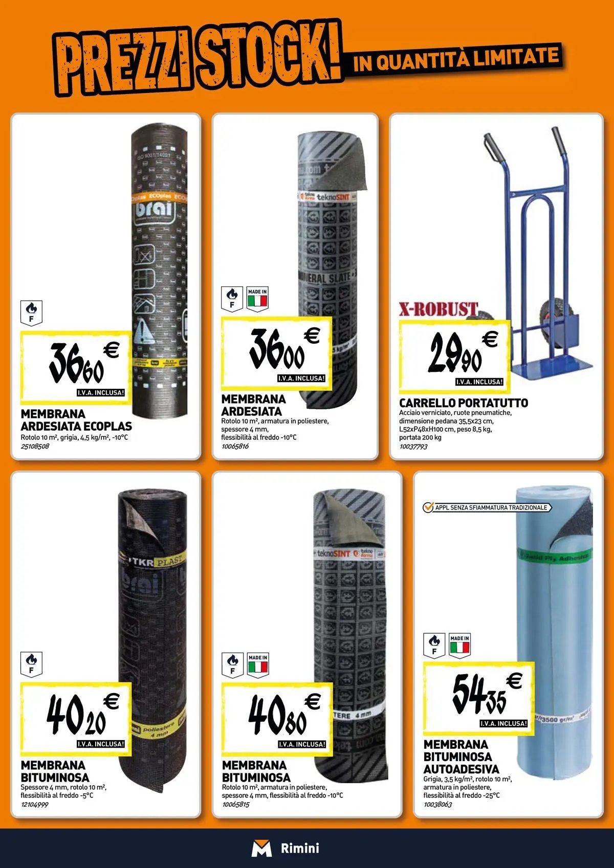 TECNOMAT - Straordinari prezzi stock!