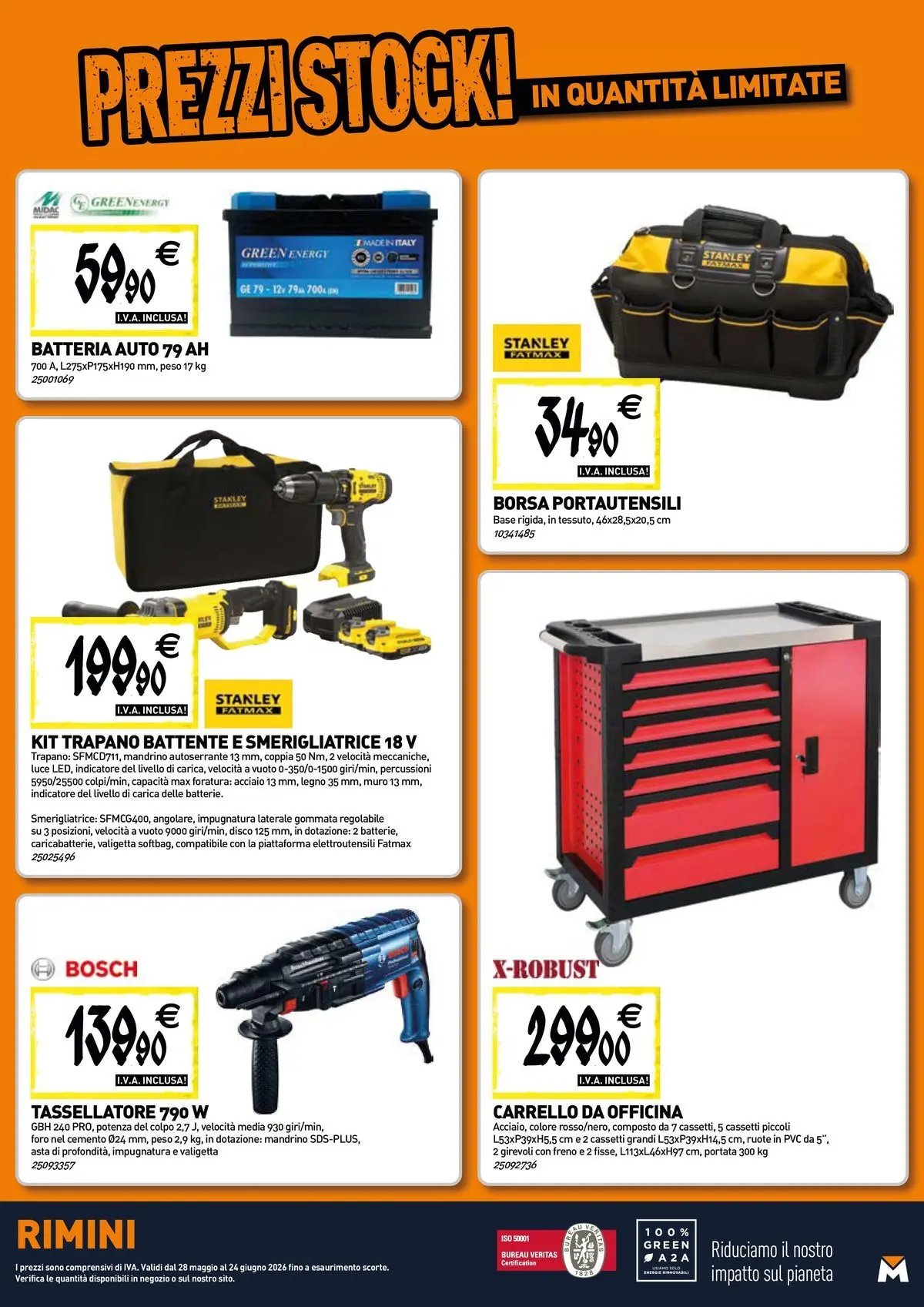 TECNOMAT - Straordinari prezzi stock!
