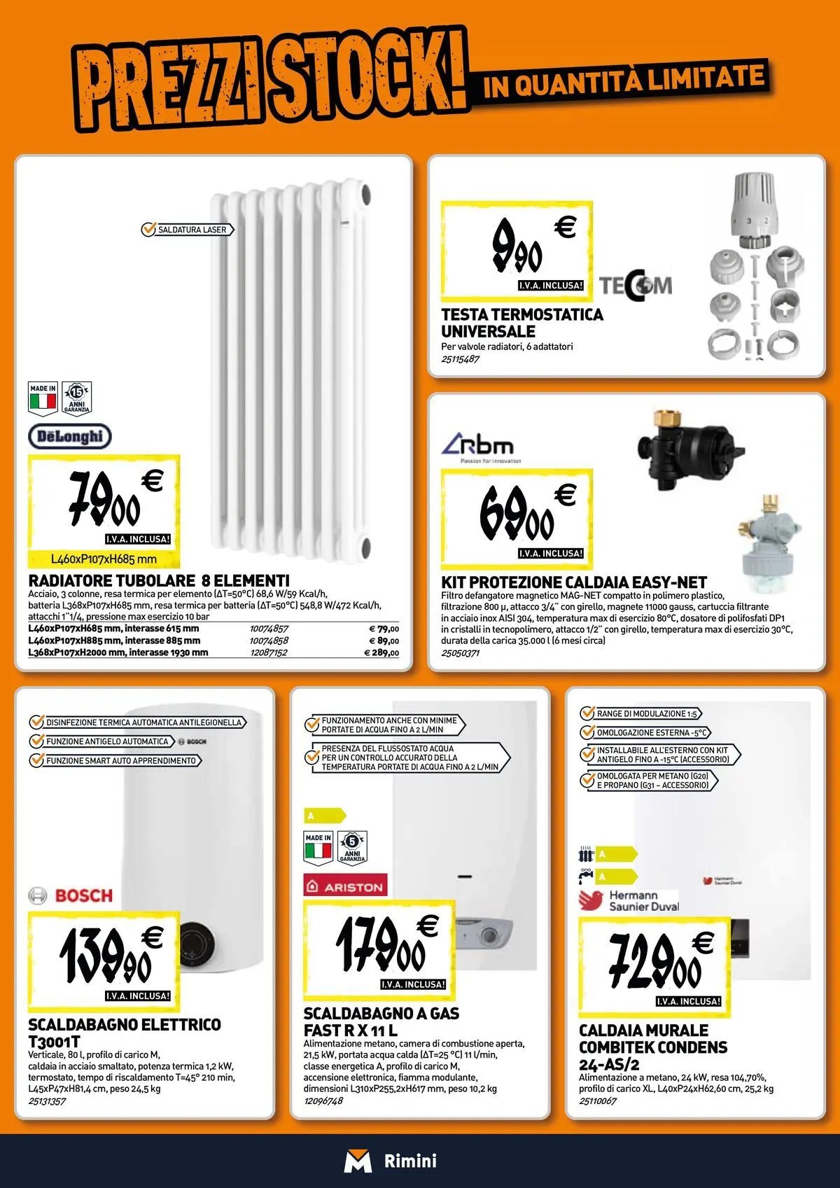 TECNOMAT - Straordinari prezzi stock!