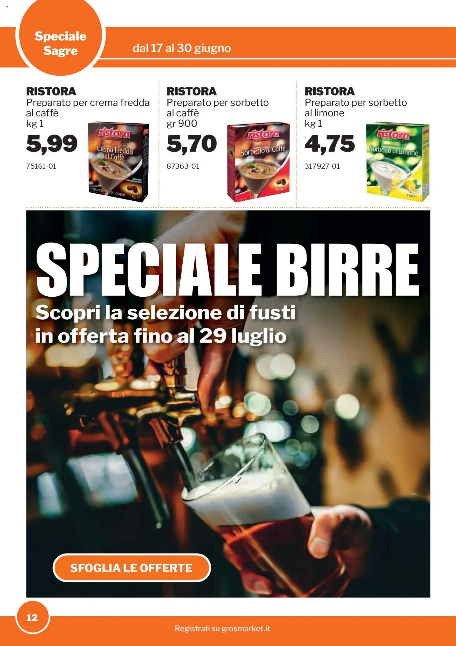Sogegross volantino Sagre