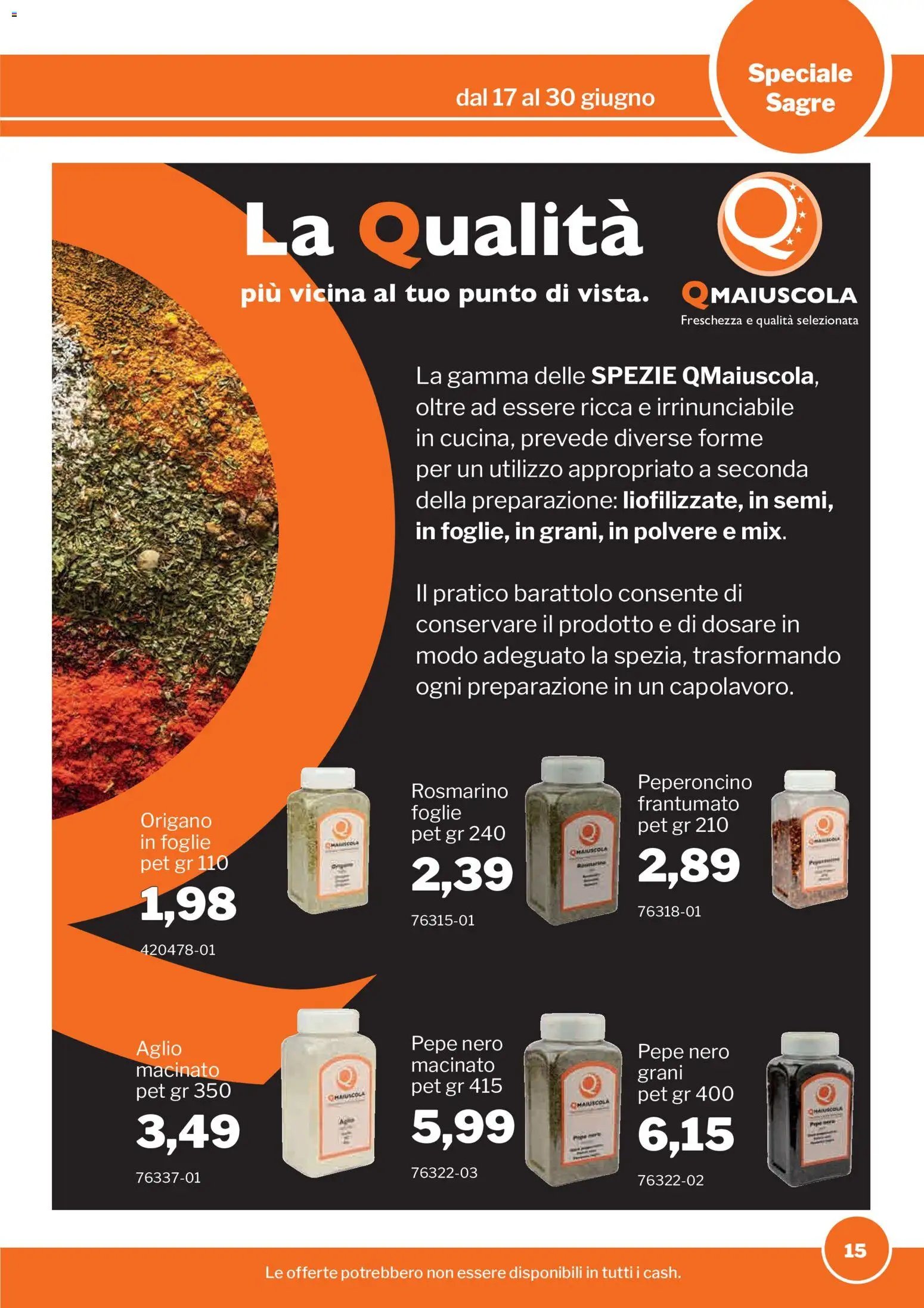 Sogegross volantino Sagre