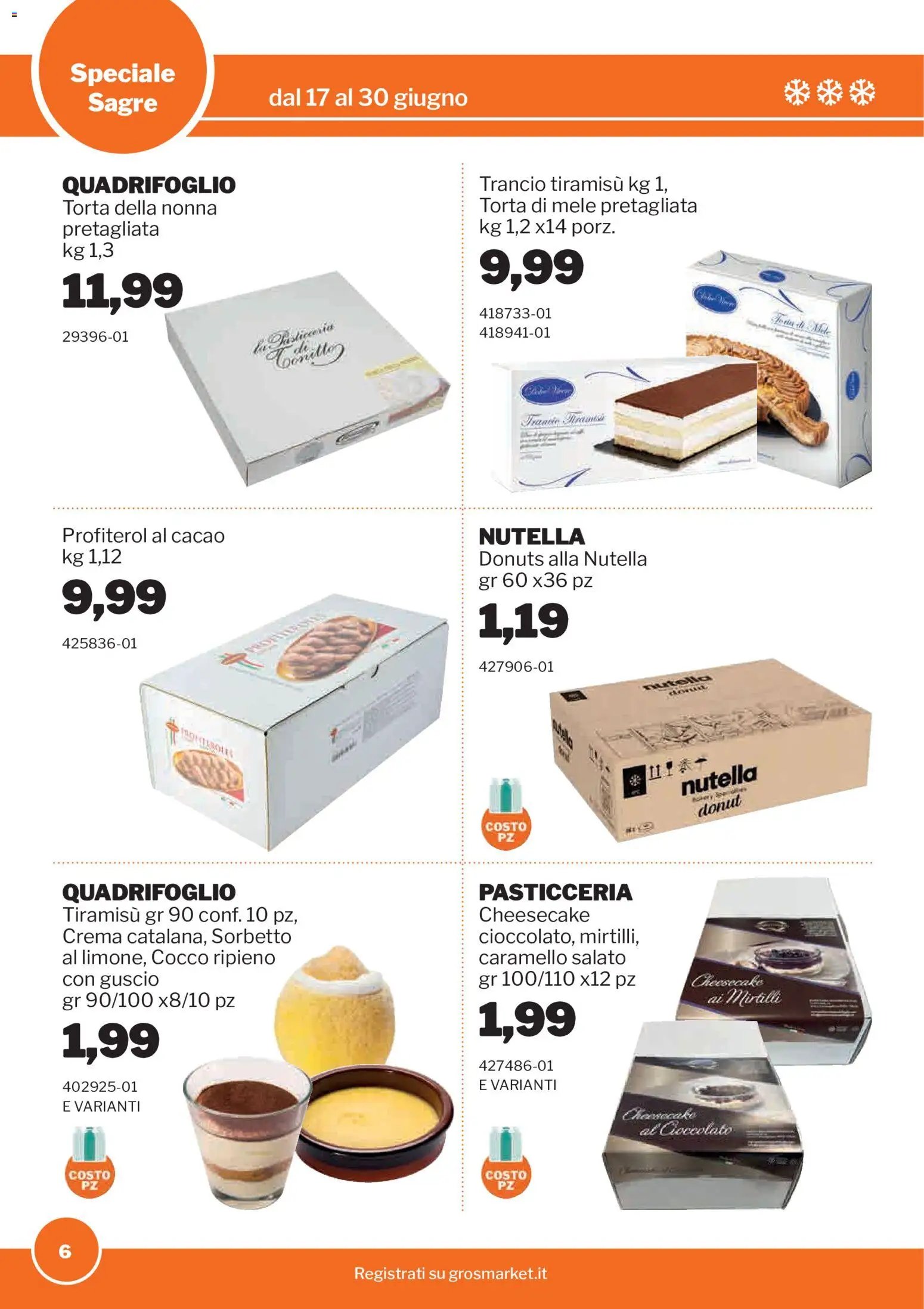 Sogegross volantino Sagre