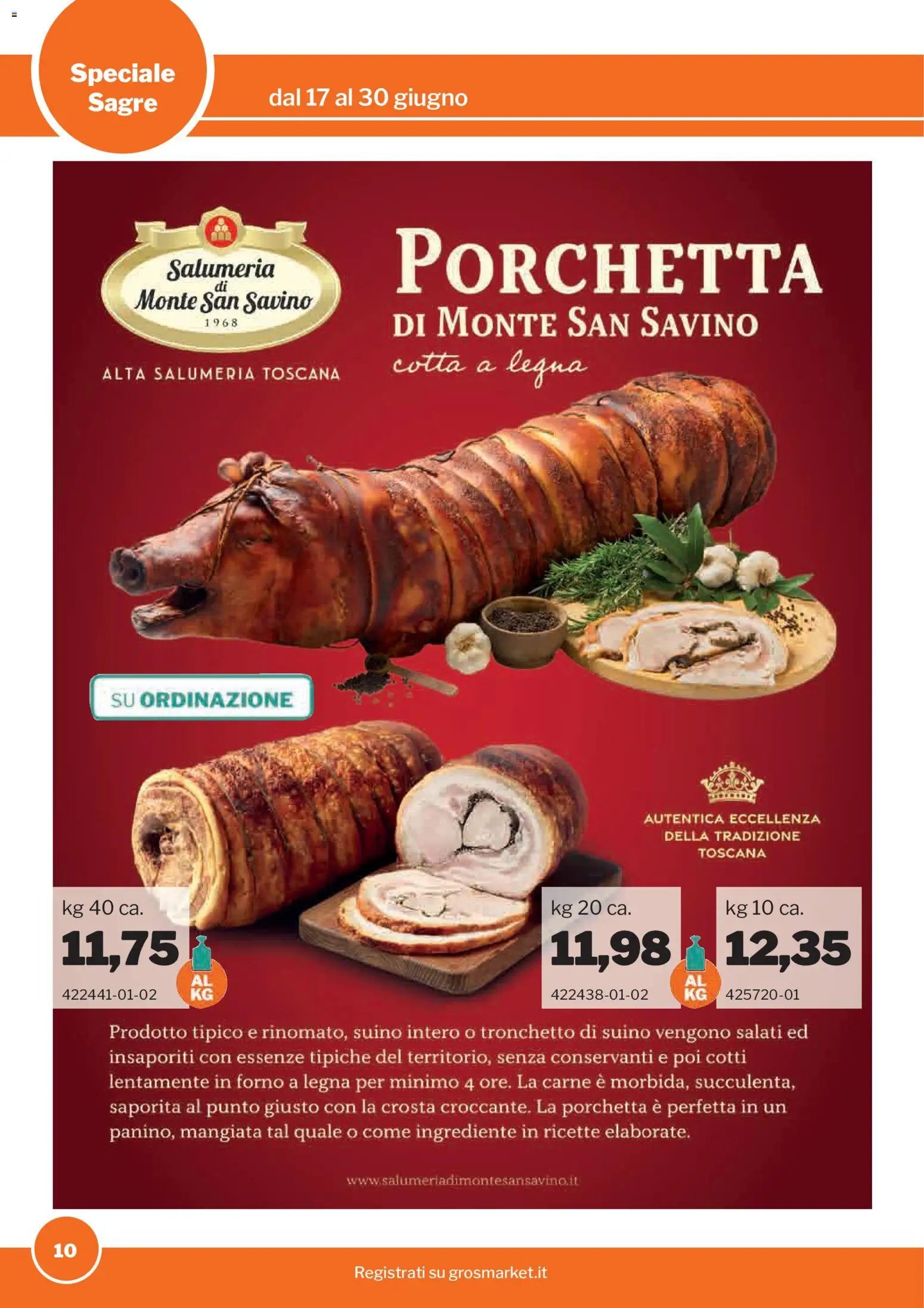 Sogegross volantino Sagre