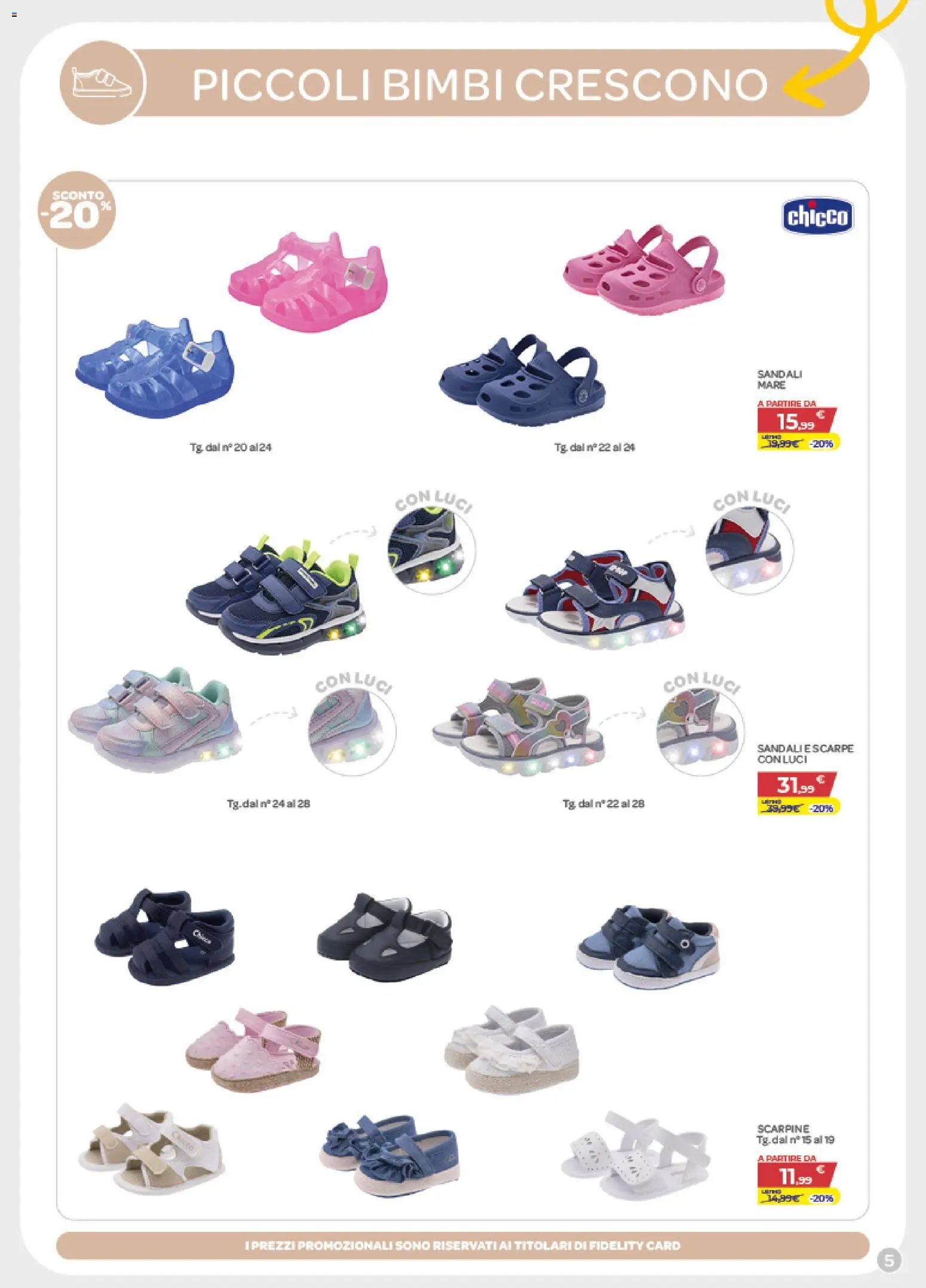 Bimbo store volantino Massafra e Gioia