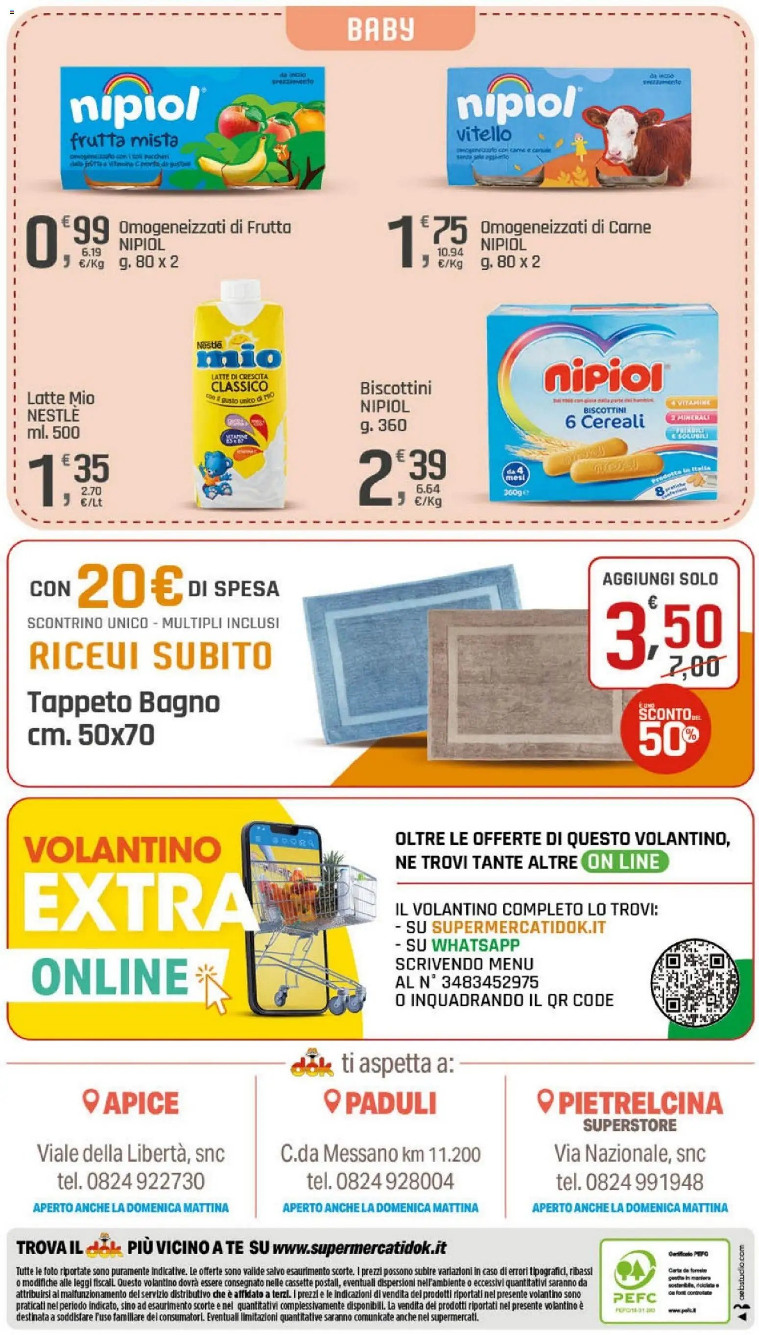 DOK volantino Apice, Pietrelcina, Paduli