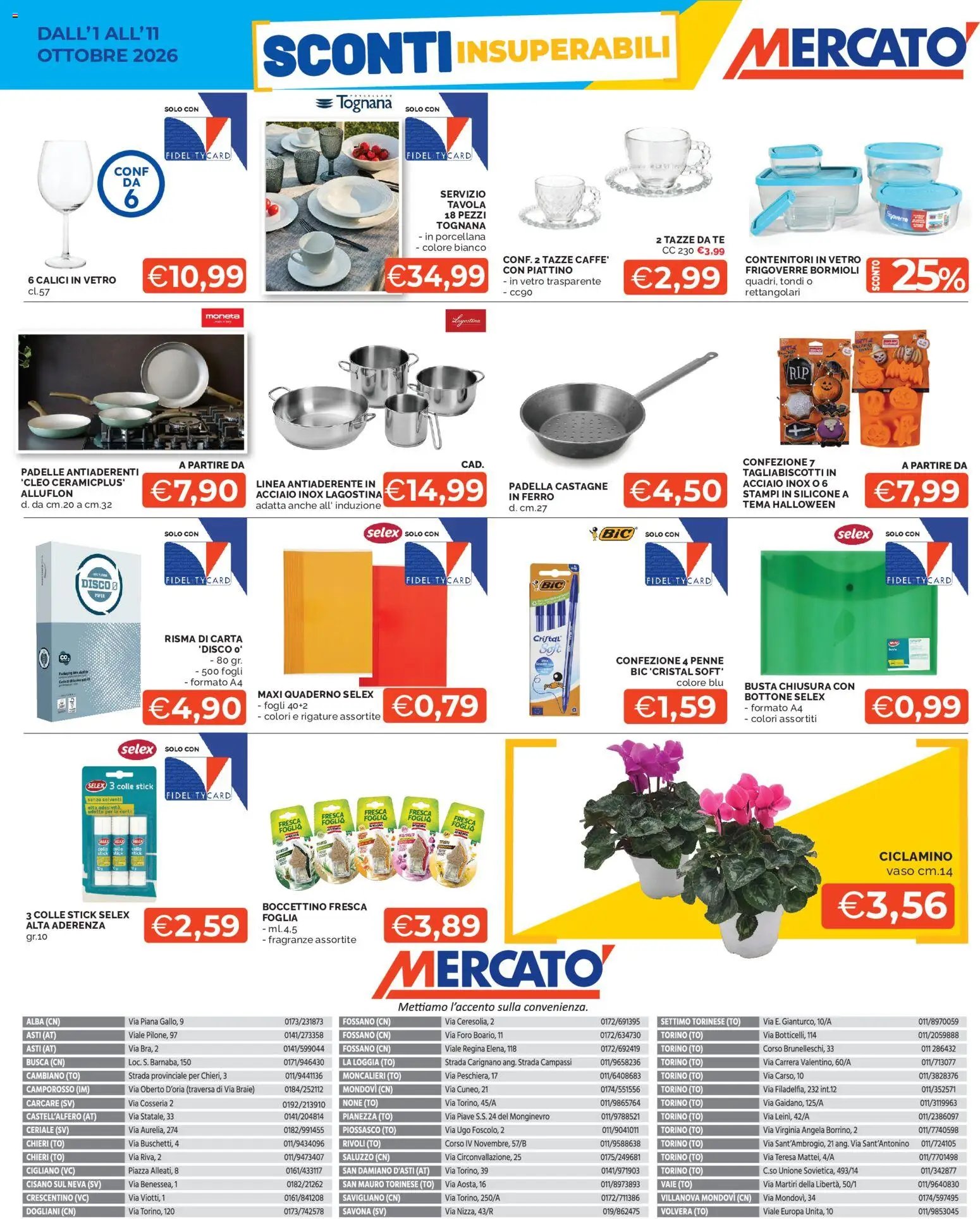 Mercatò volantino Sconti Insuperabili
