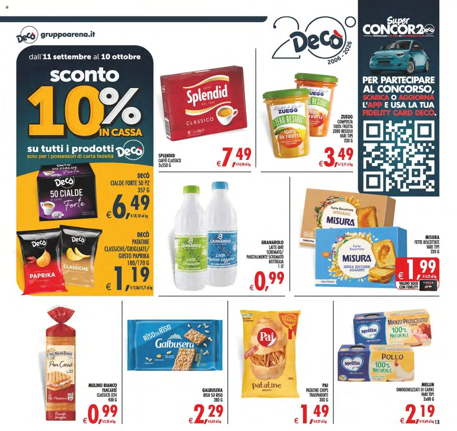Decò volantino Maxistore, Supermercati Lipari