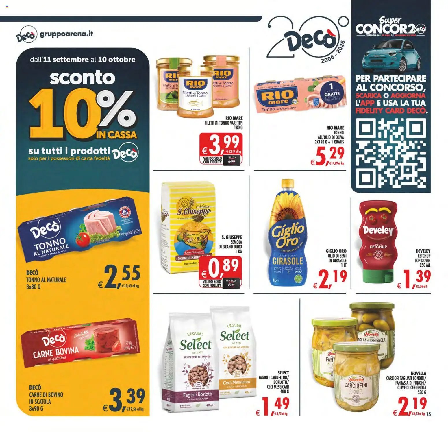 Decò volantino Maxistore, Supermercati Lipari