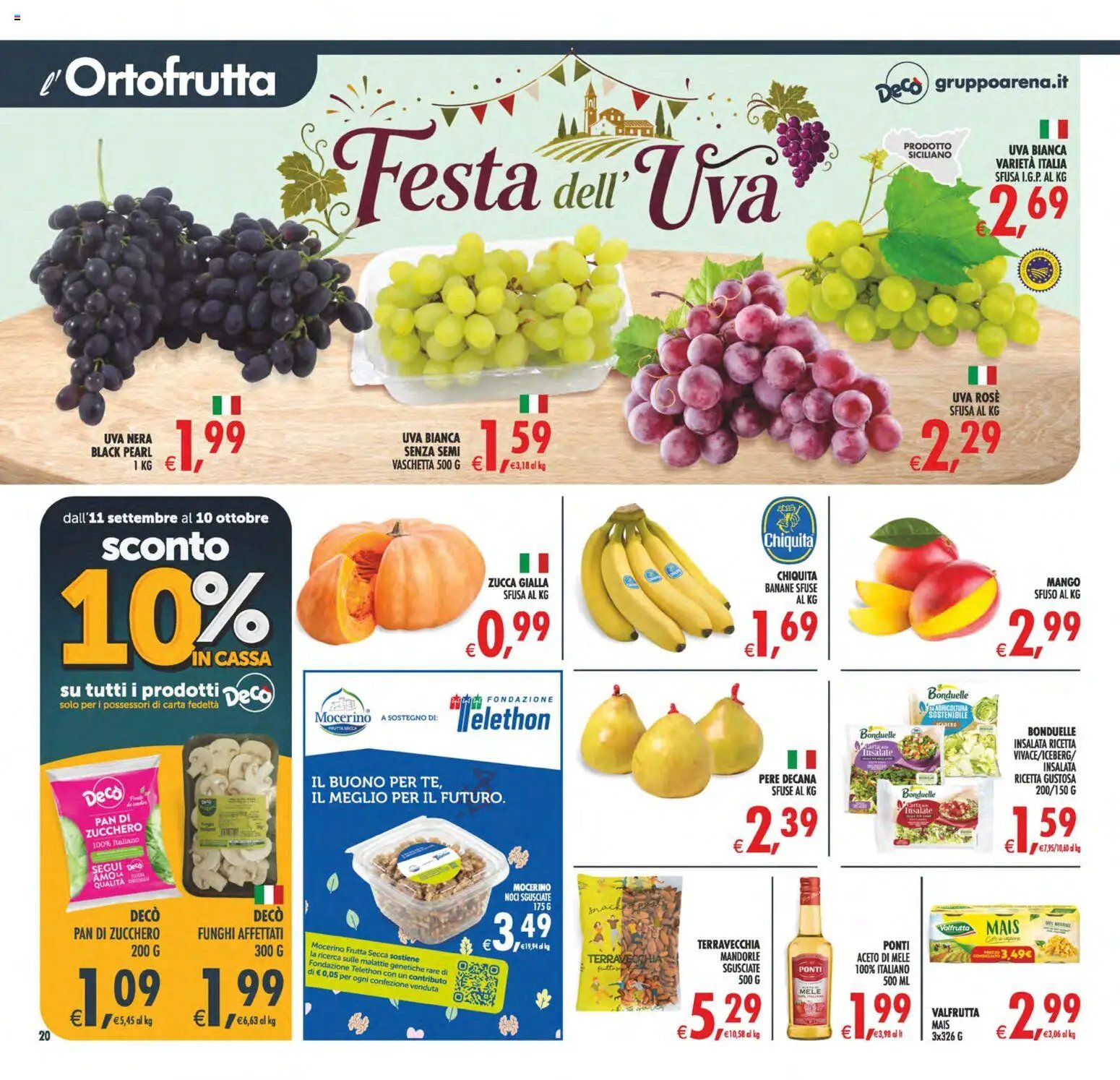 Decò volantino Maxistore, Supermercati Lipari