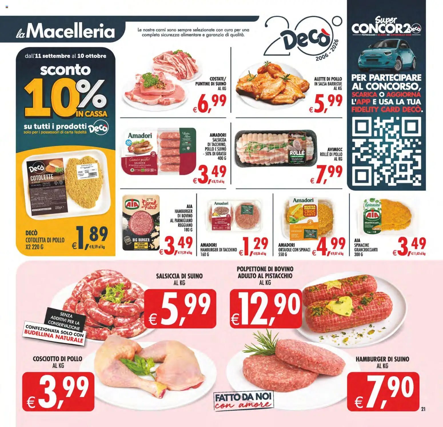 Decò volantino Maxistore, Supermercati Lipari