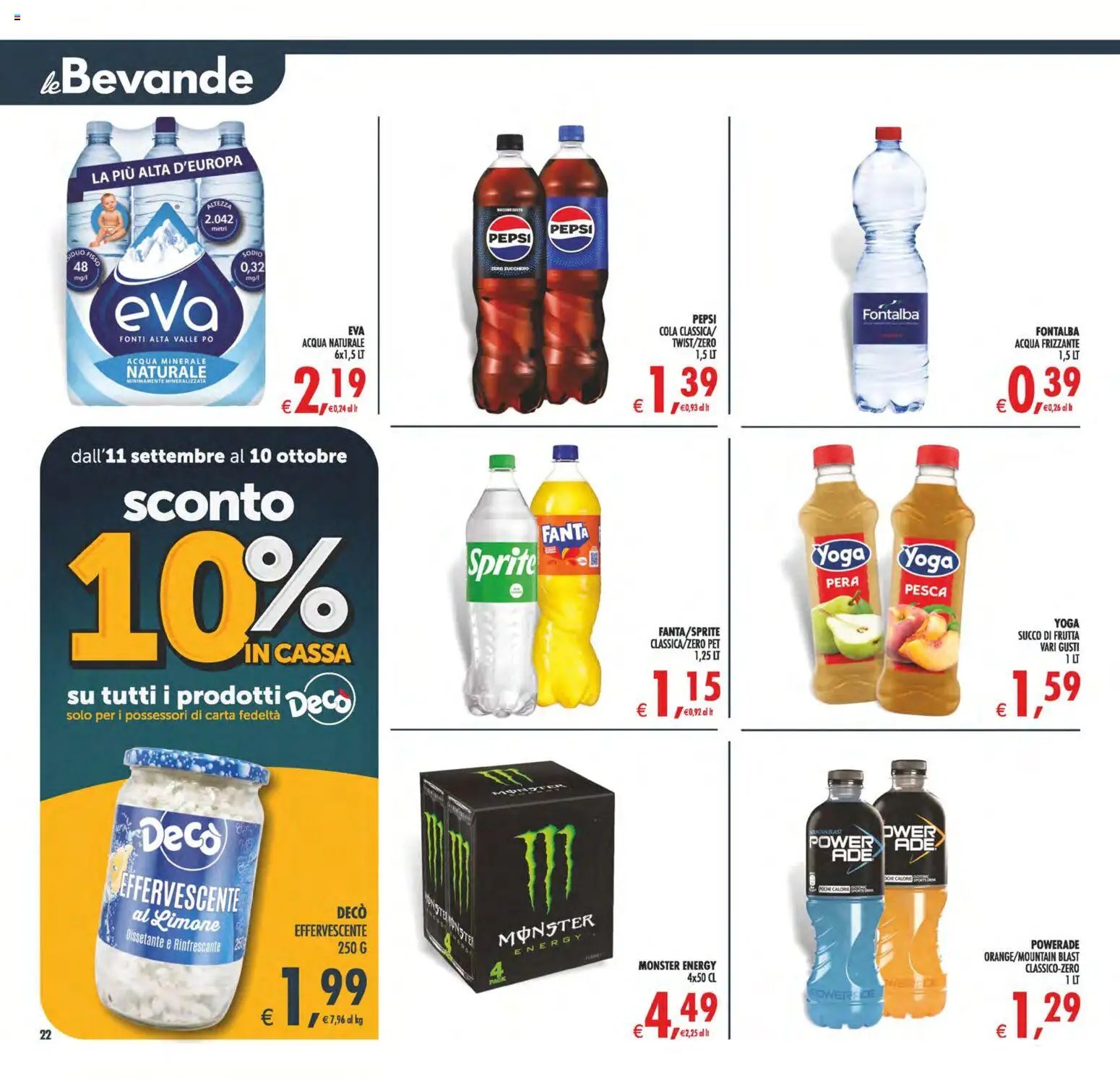 Decò volantino Maxistore, Supermercati Lipari