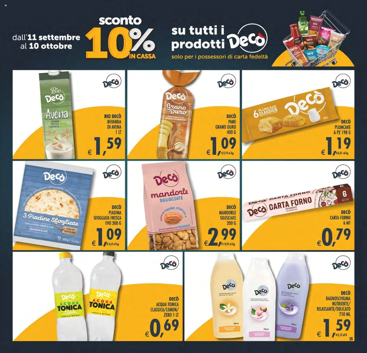 Decò volantino Maxistore, Supermercati Lipari