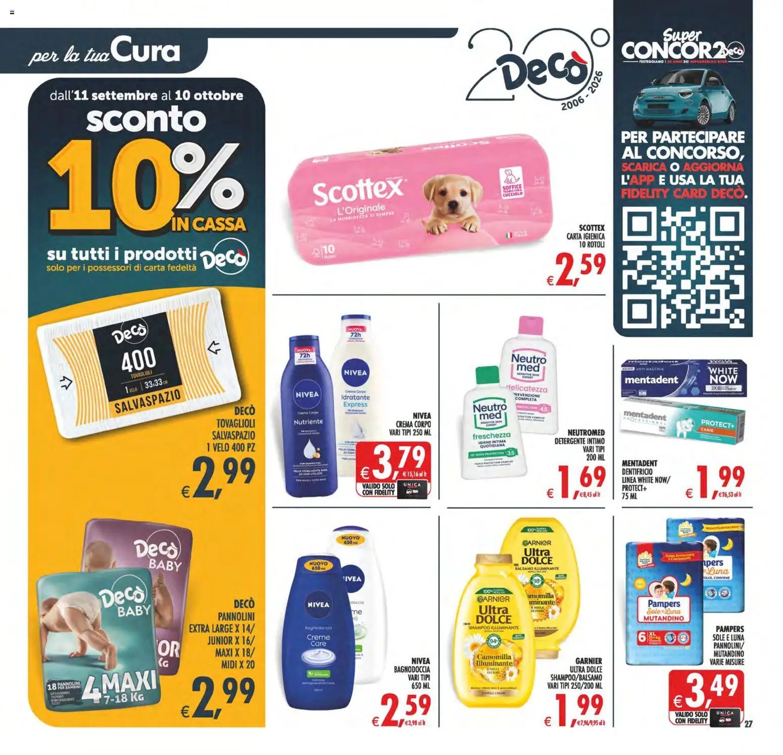 Decò volantino Maxistore, Supermercati Lipari