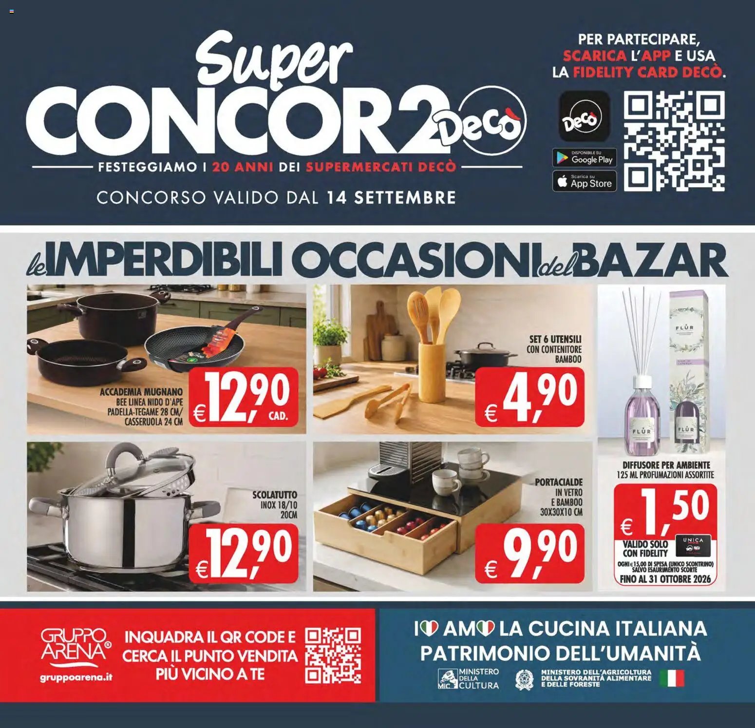 Decò volantino Maxistore, Supermercati Lipari