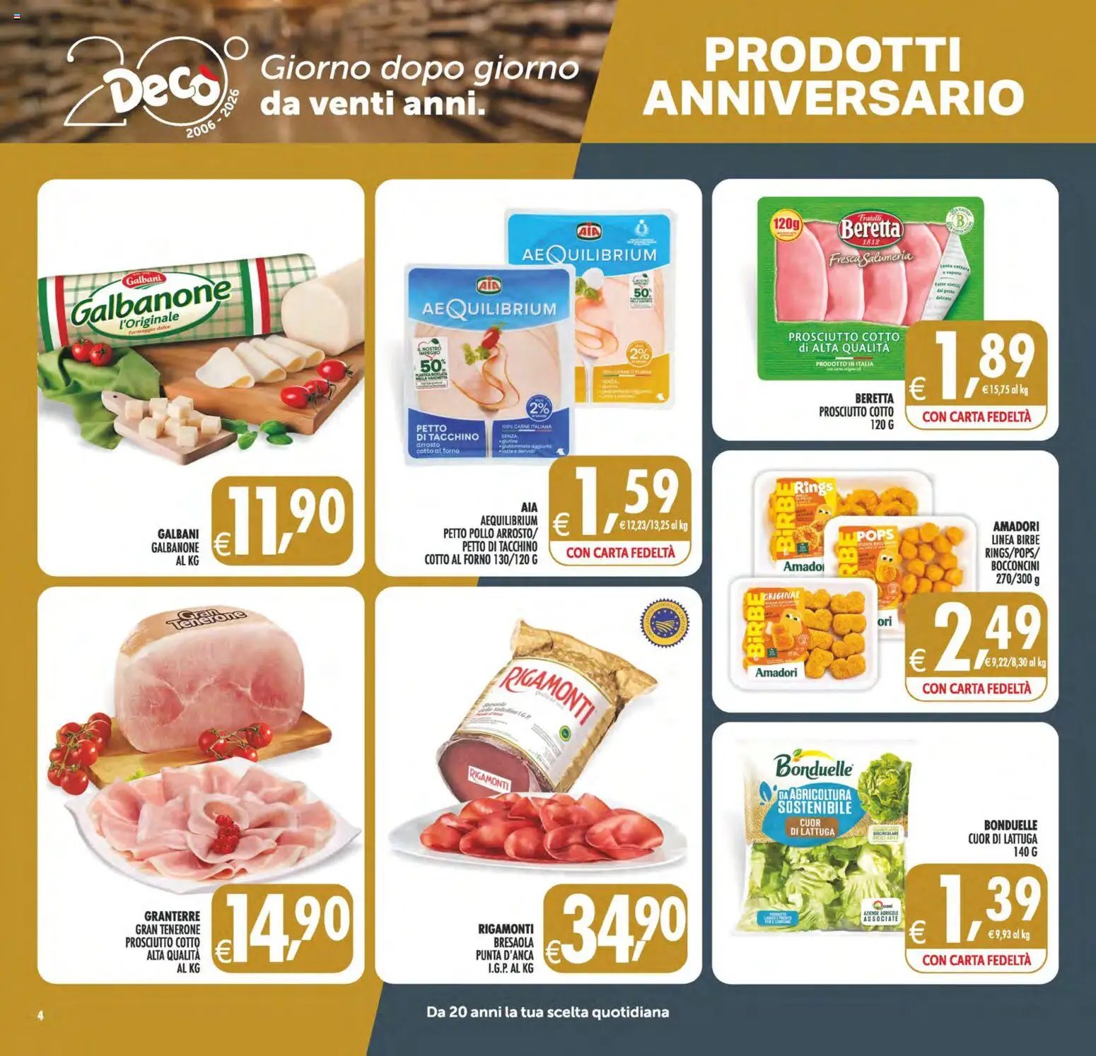 Decò volantino Maxistore, Supermercati Lipari