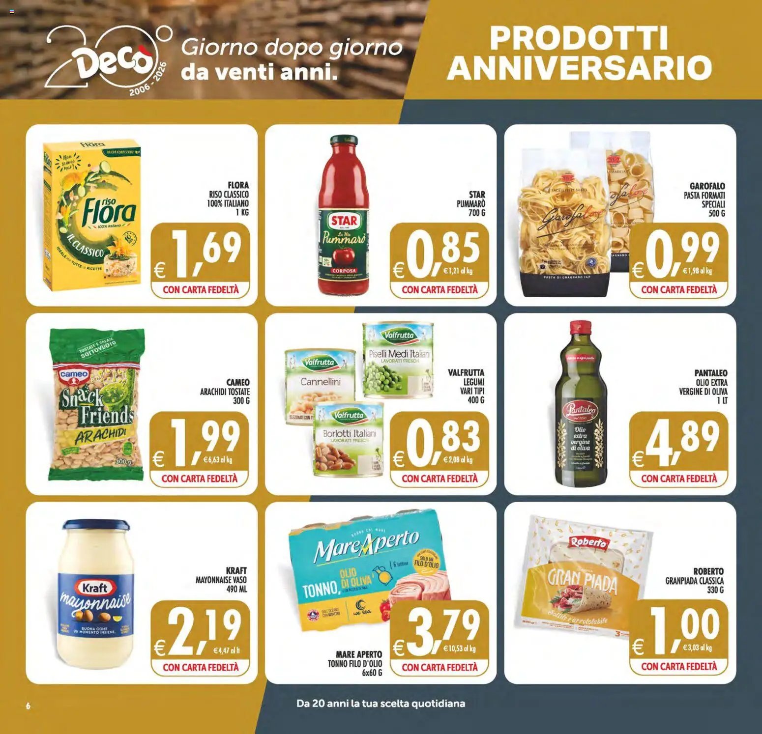 Decò volantino Maxistore, Supermercati Lipari