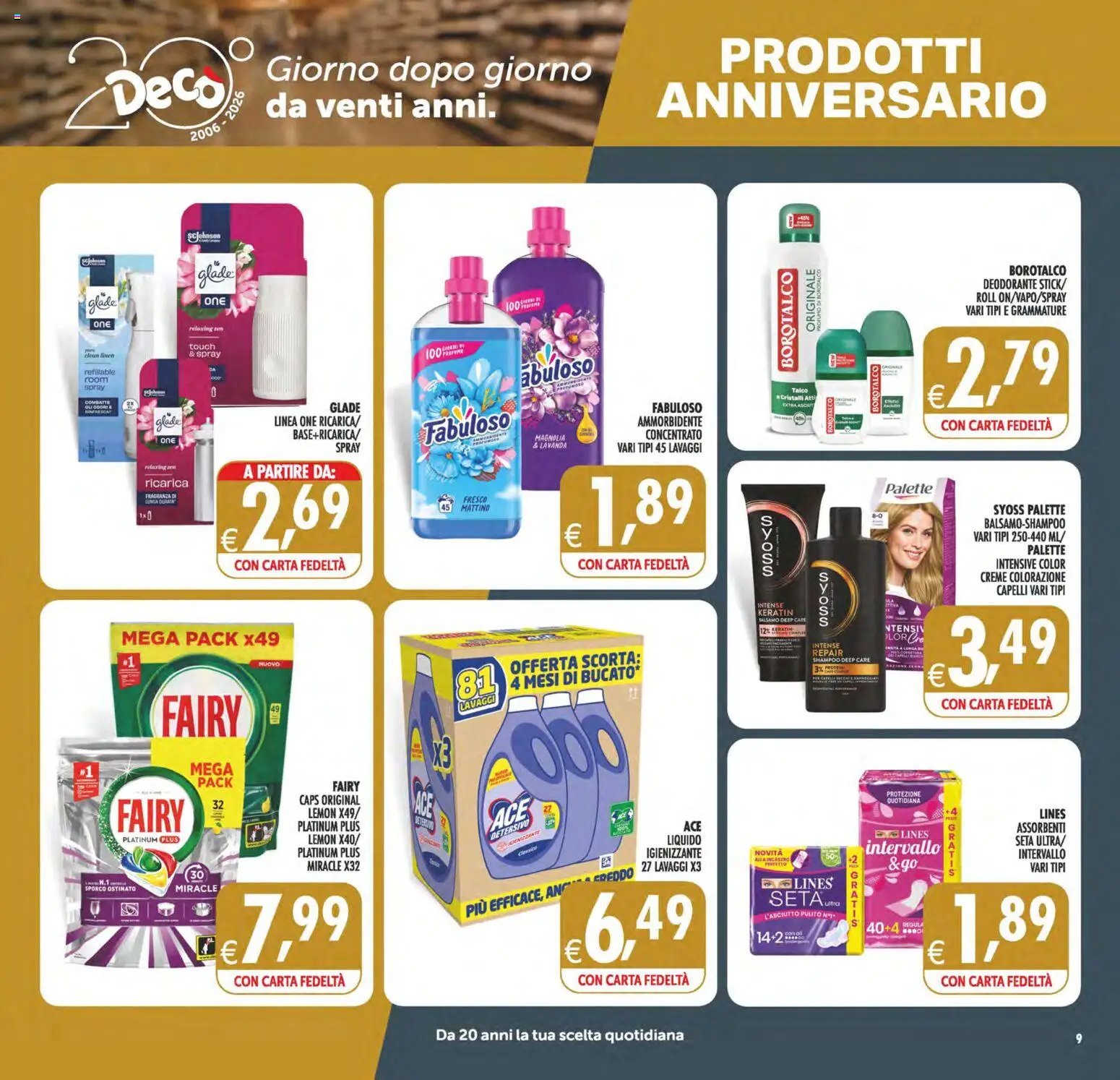 Decò volantino Maxistore, Supermercati Lipari