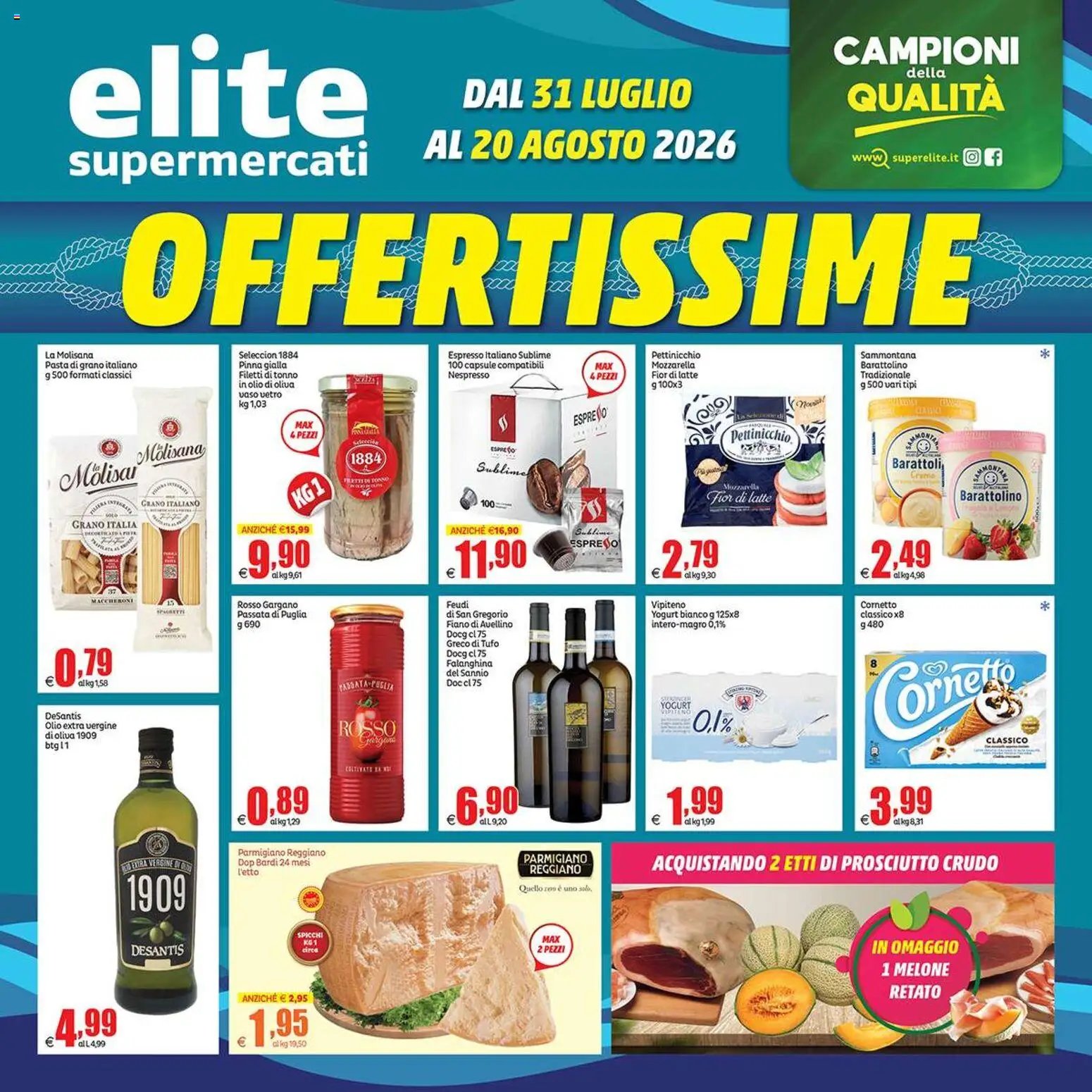 Elite Supermercati volantino Roma