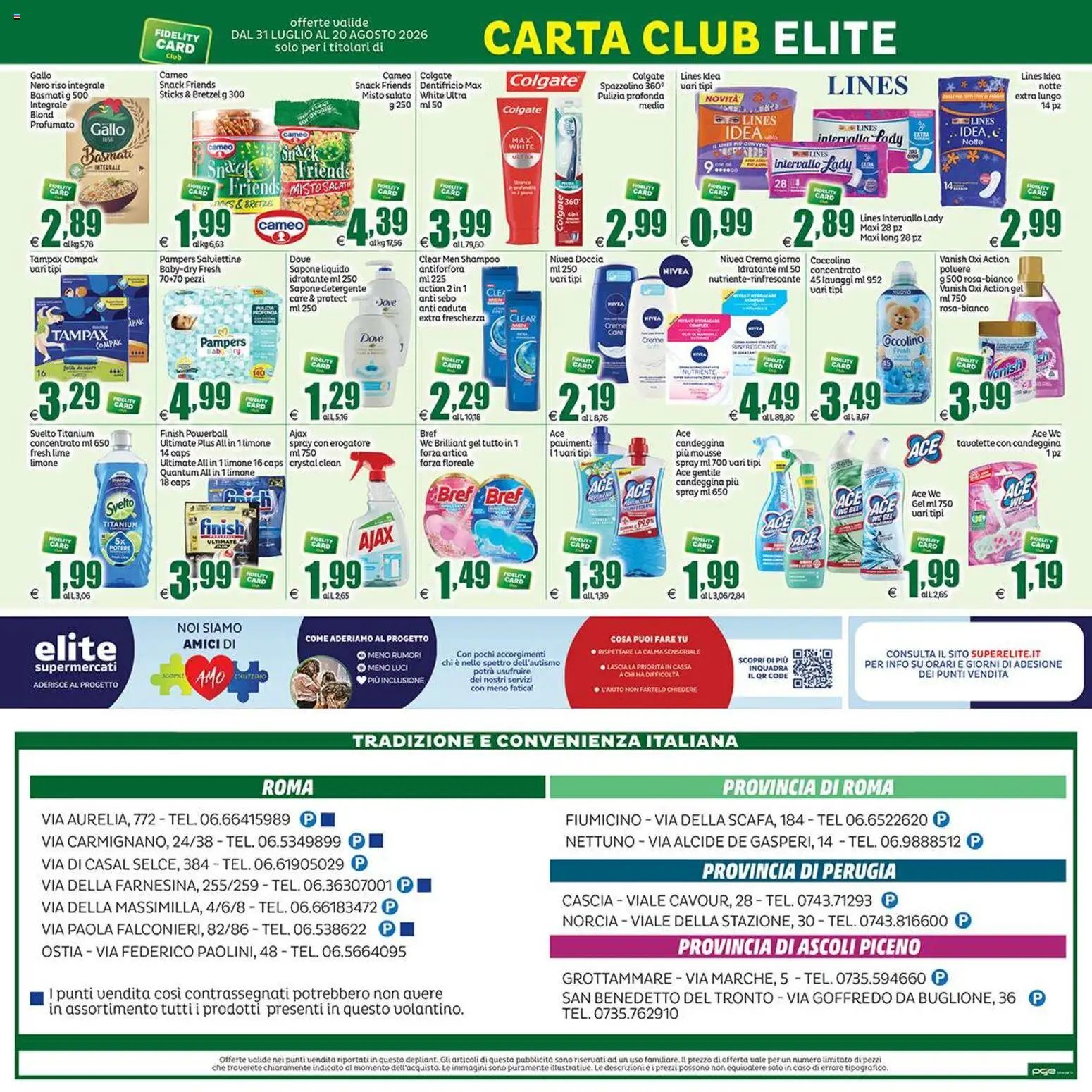 Elite Supermercati volantino Roma