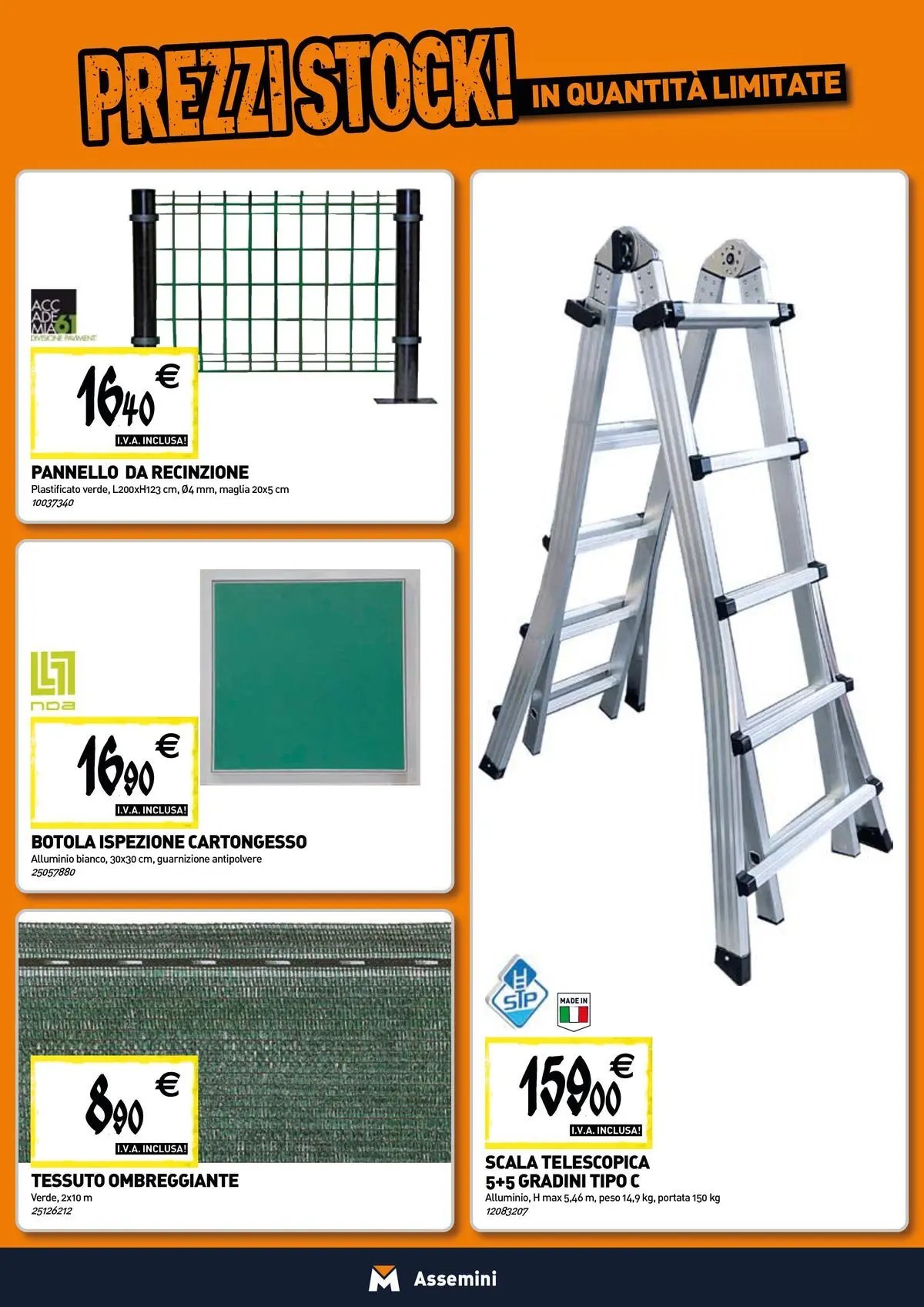 TECNOMAT - Straordinari prezzi stock!