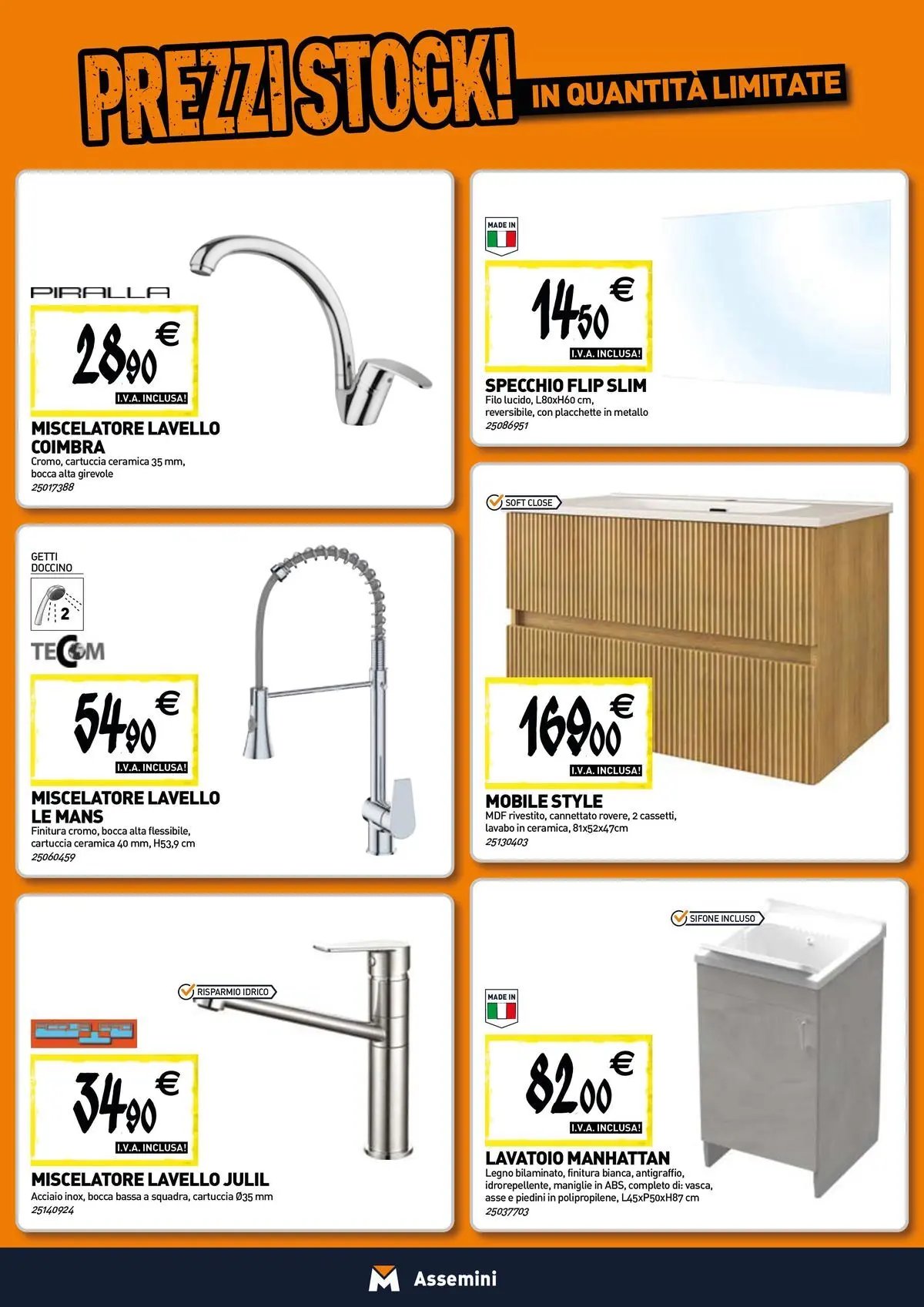 TECNOMAT - Straordinari prezzi stock!