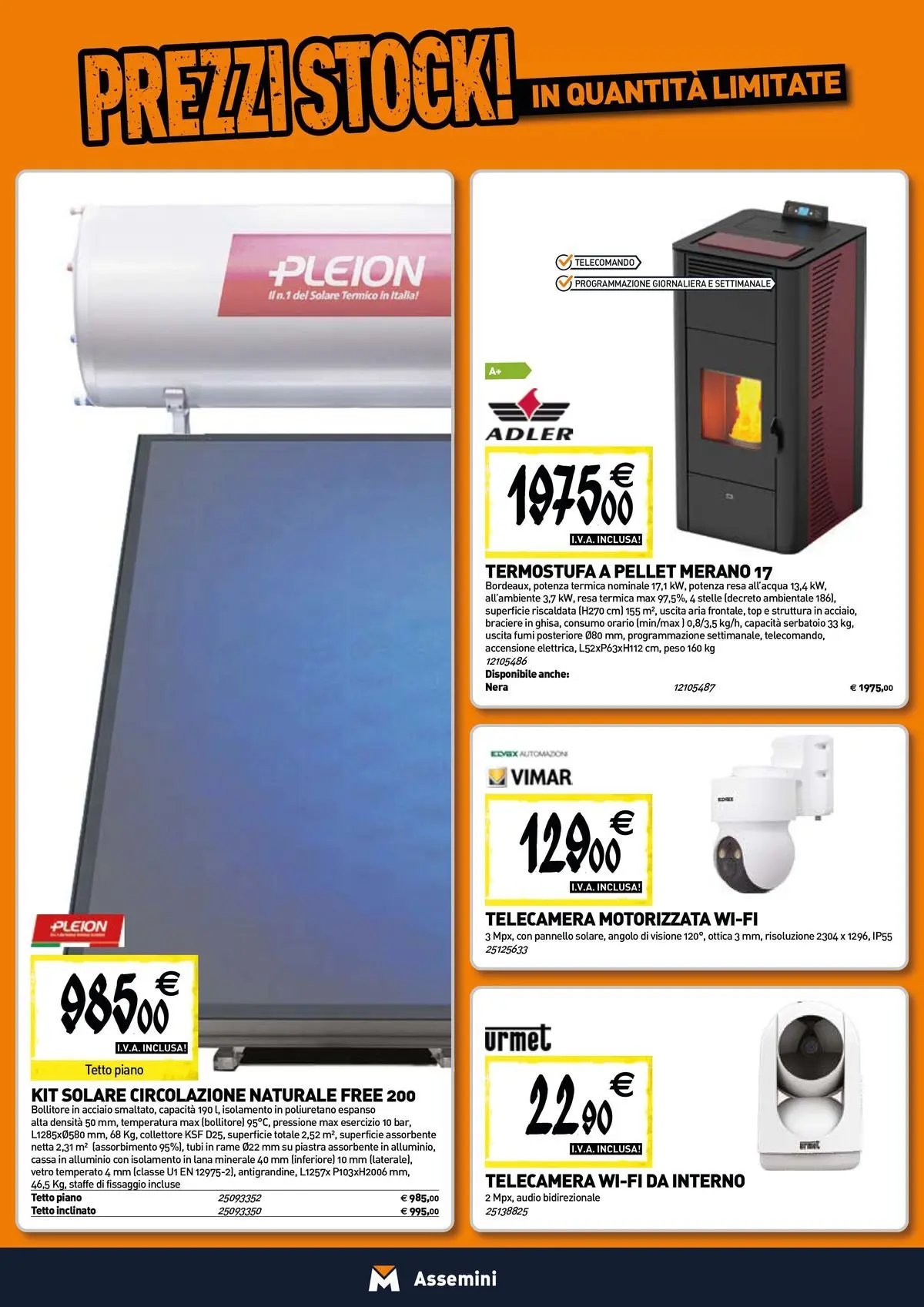 TECNOMAT - Straordinari prezzi stock!