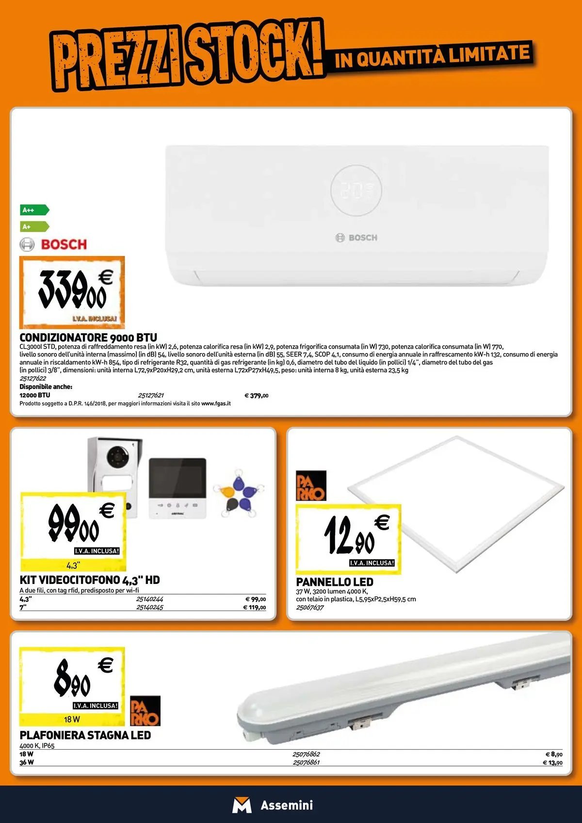 TECNOMAT - Straordinari prezzi stock!