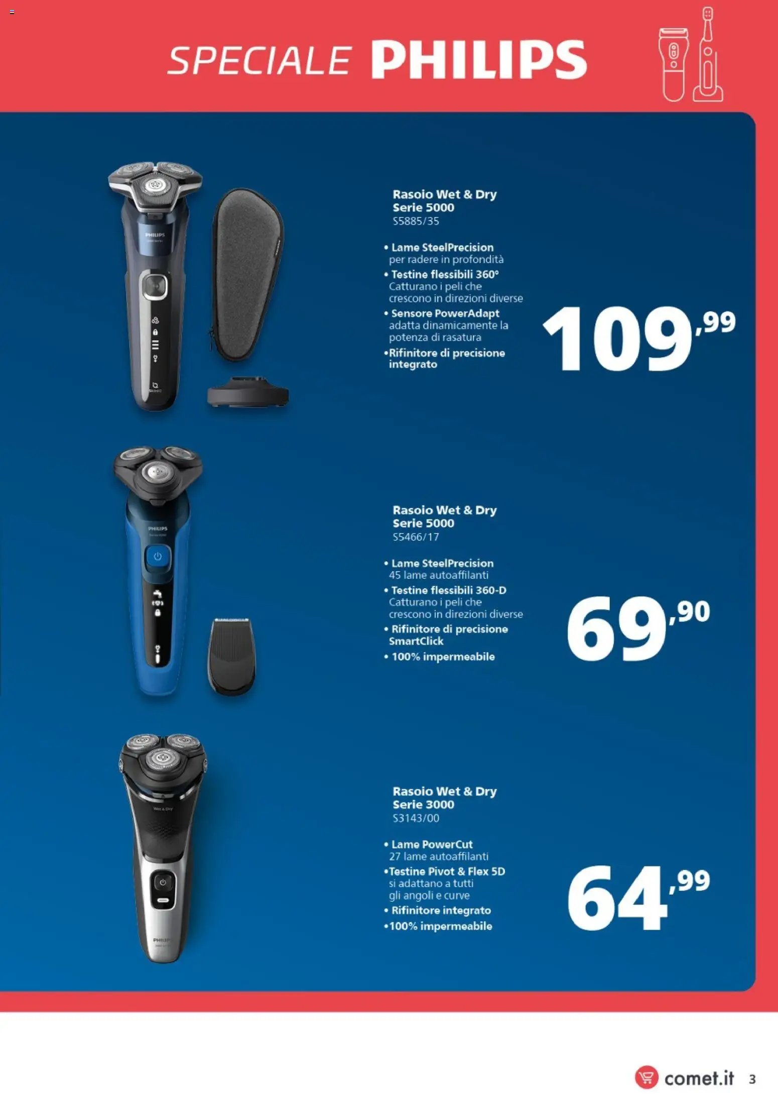Comet volantino Philips