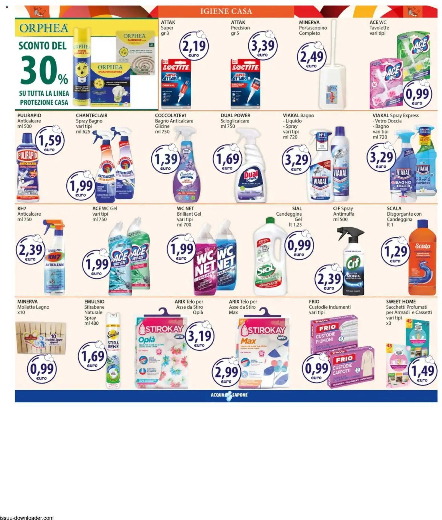 Acqua e Sapone volantino Sicilia