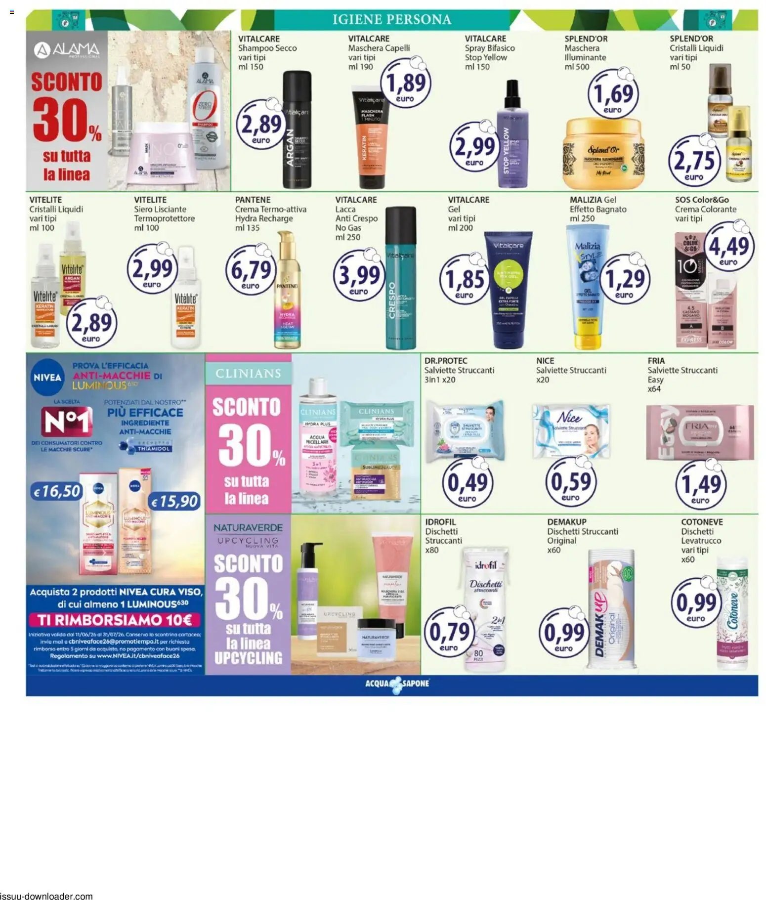 Acqua e Sapone volantino Sicilia