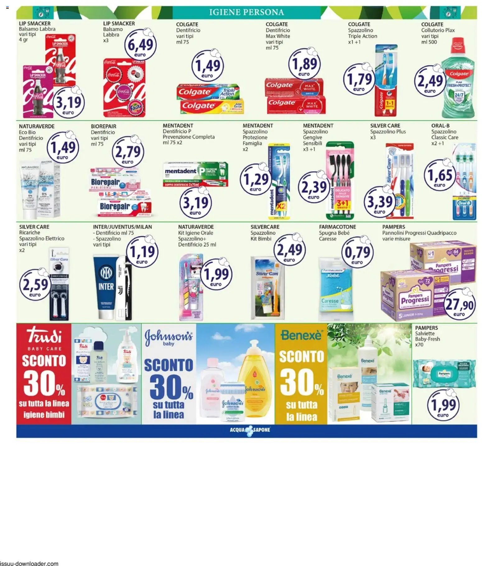 Acqua e Sapone volantino Sicilia