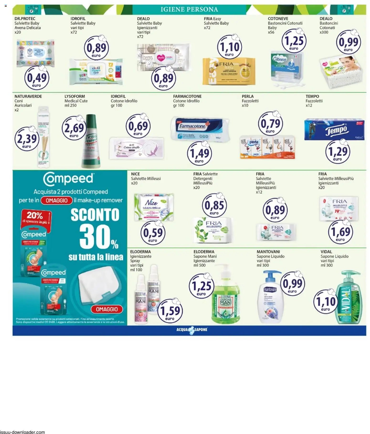 Acqua e Sapone volantino Sicilia