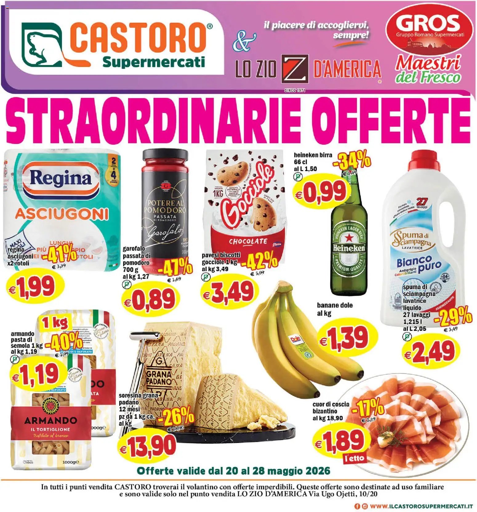 Il Castoro volantino Lo Zio d’America