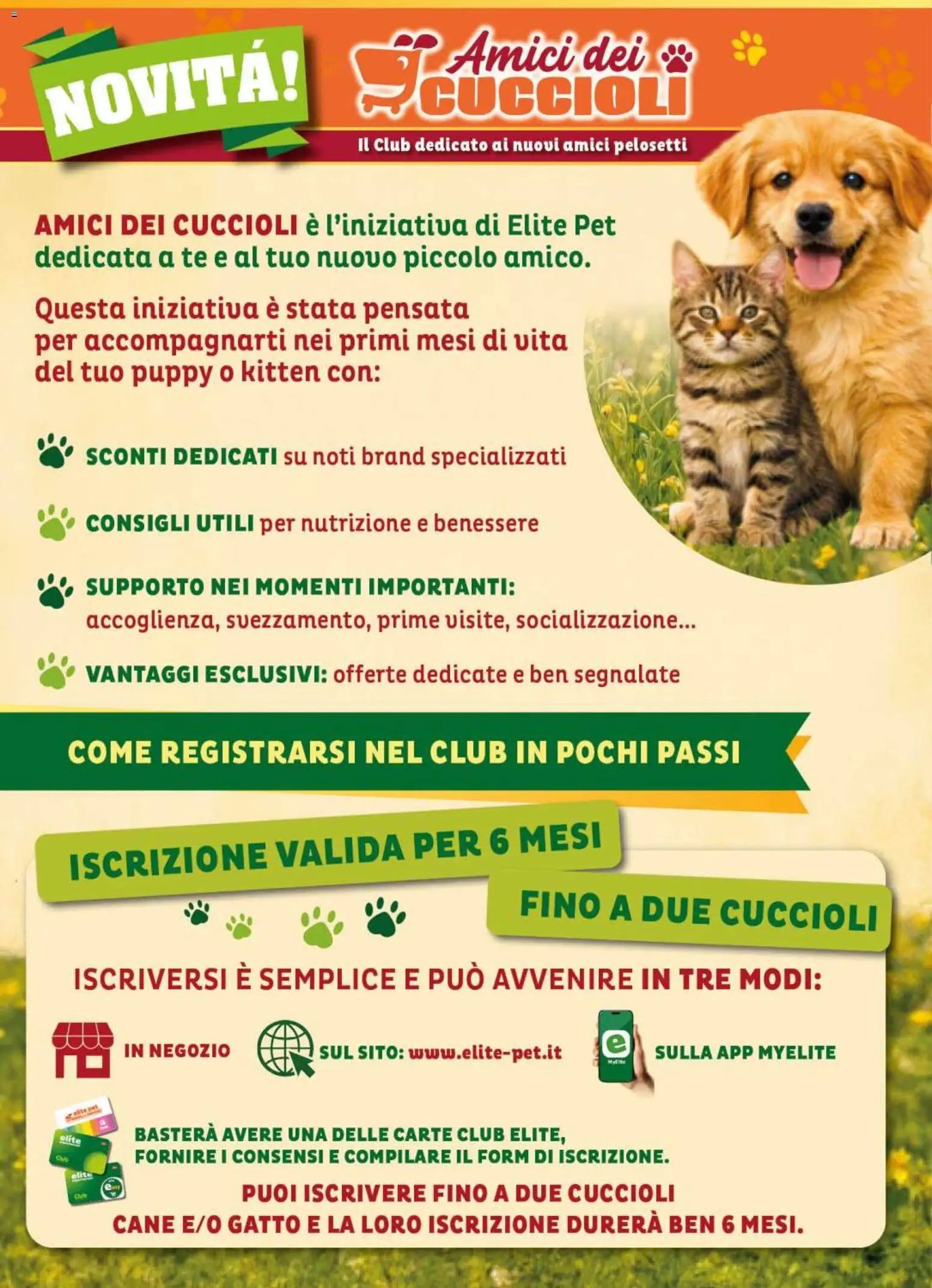 Elite Supermercati volantino Pet