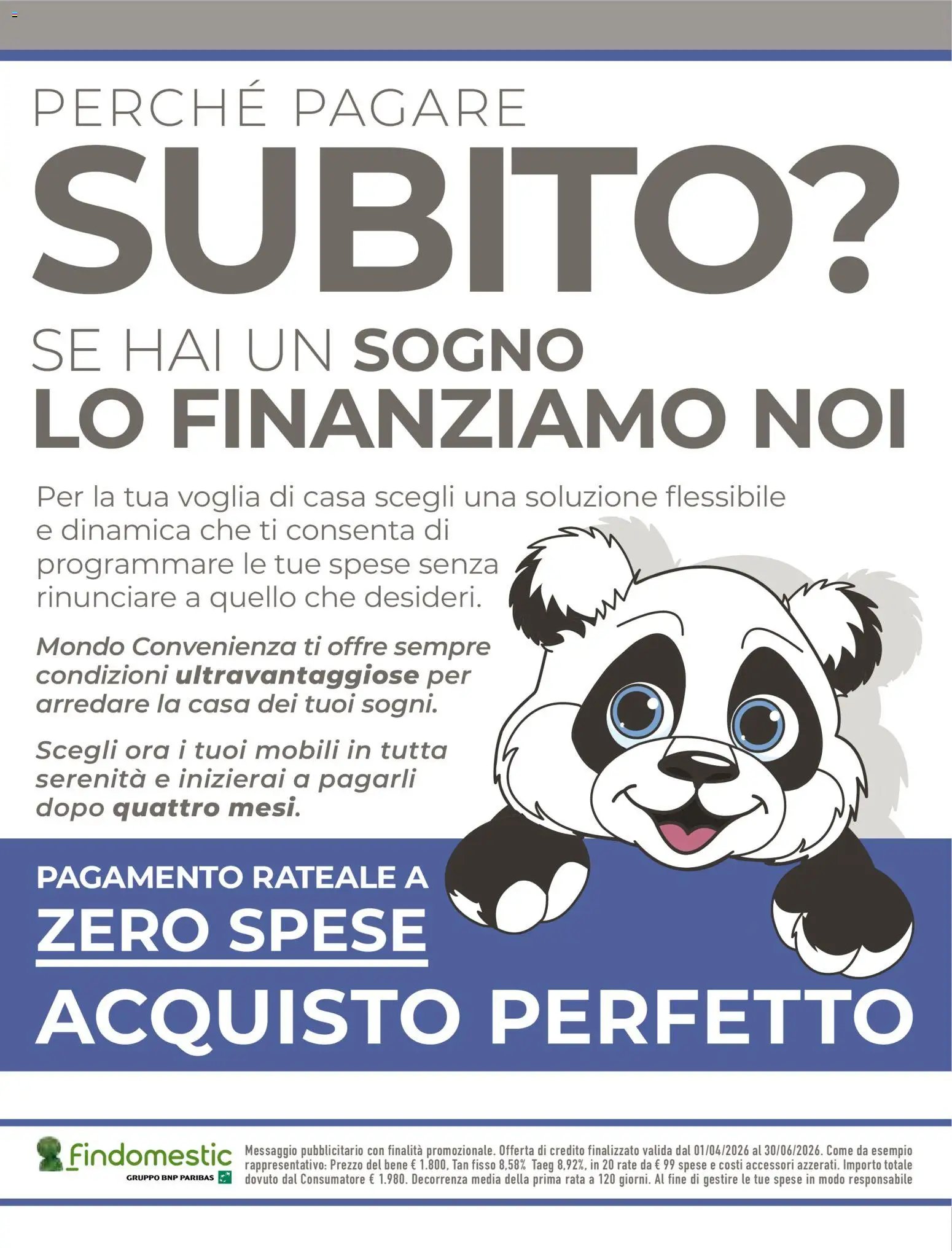 Mondo Convenienza volantino (2026-04-01 - 2026-06-30)