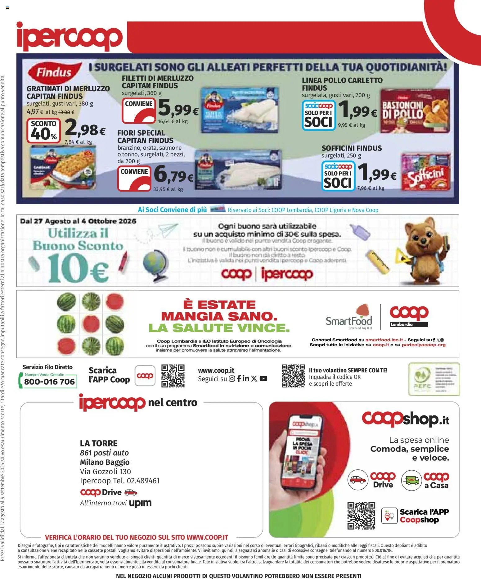 Ipercoop volantino Milano Baggio