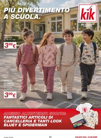 KiK volantino  Divertimento a scuola