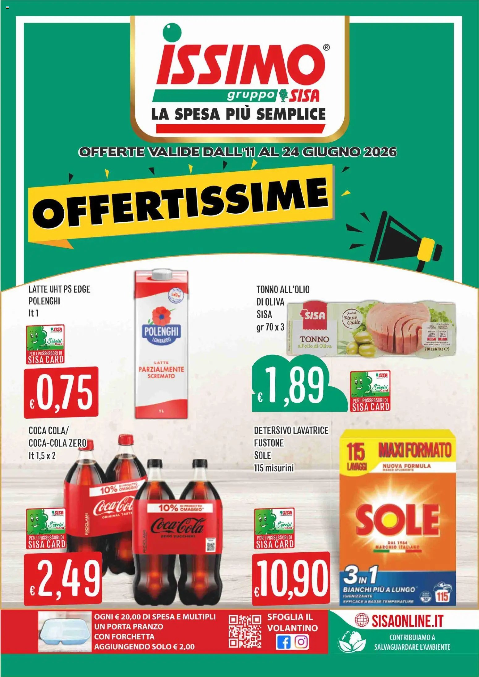 SISA volantino Issimo