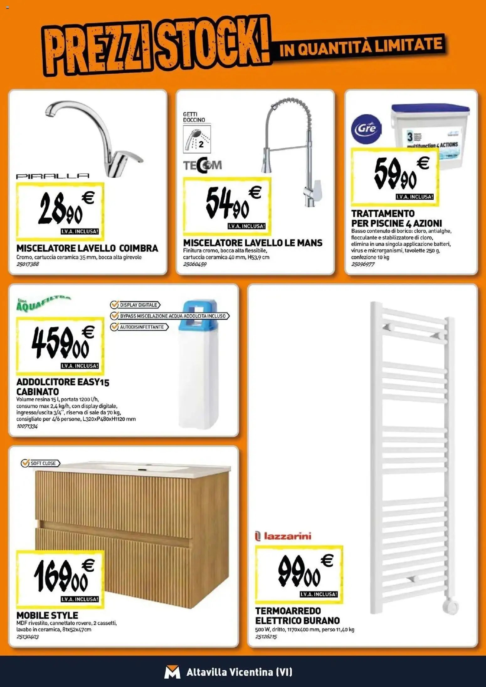 TECNOMAT - Straordinari prezzi stock!