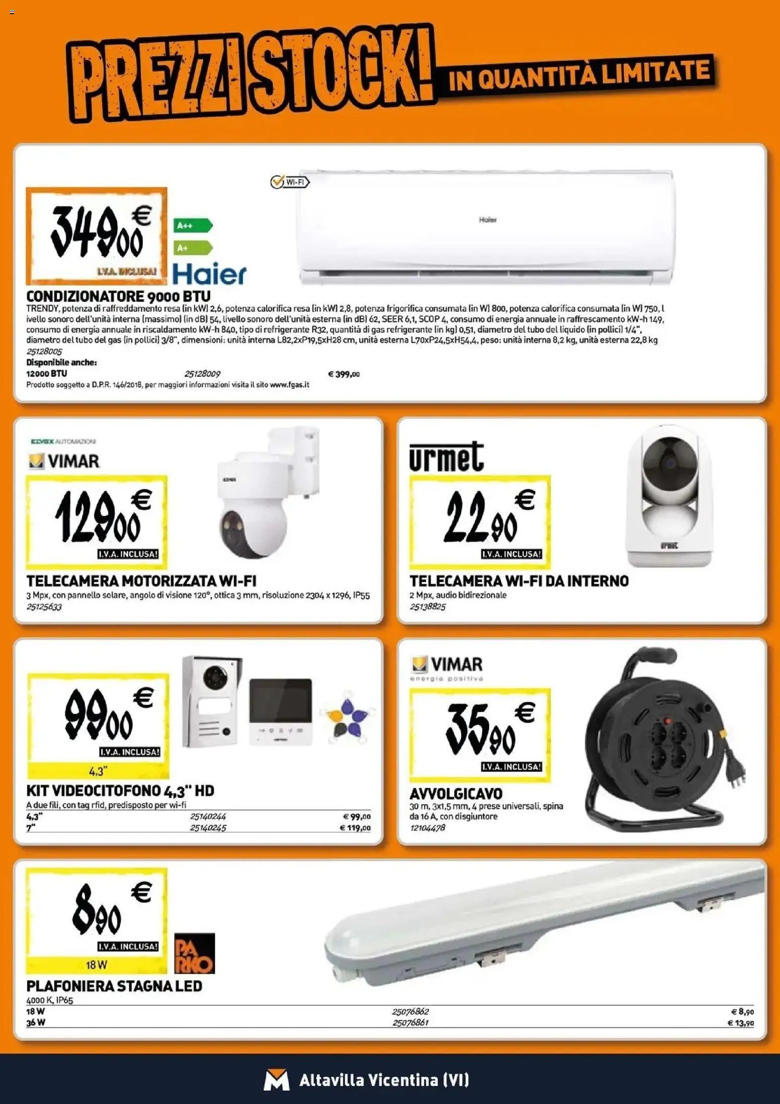 TECNOMAT - Straordinari prezzi stock!