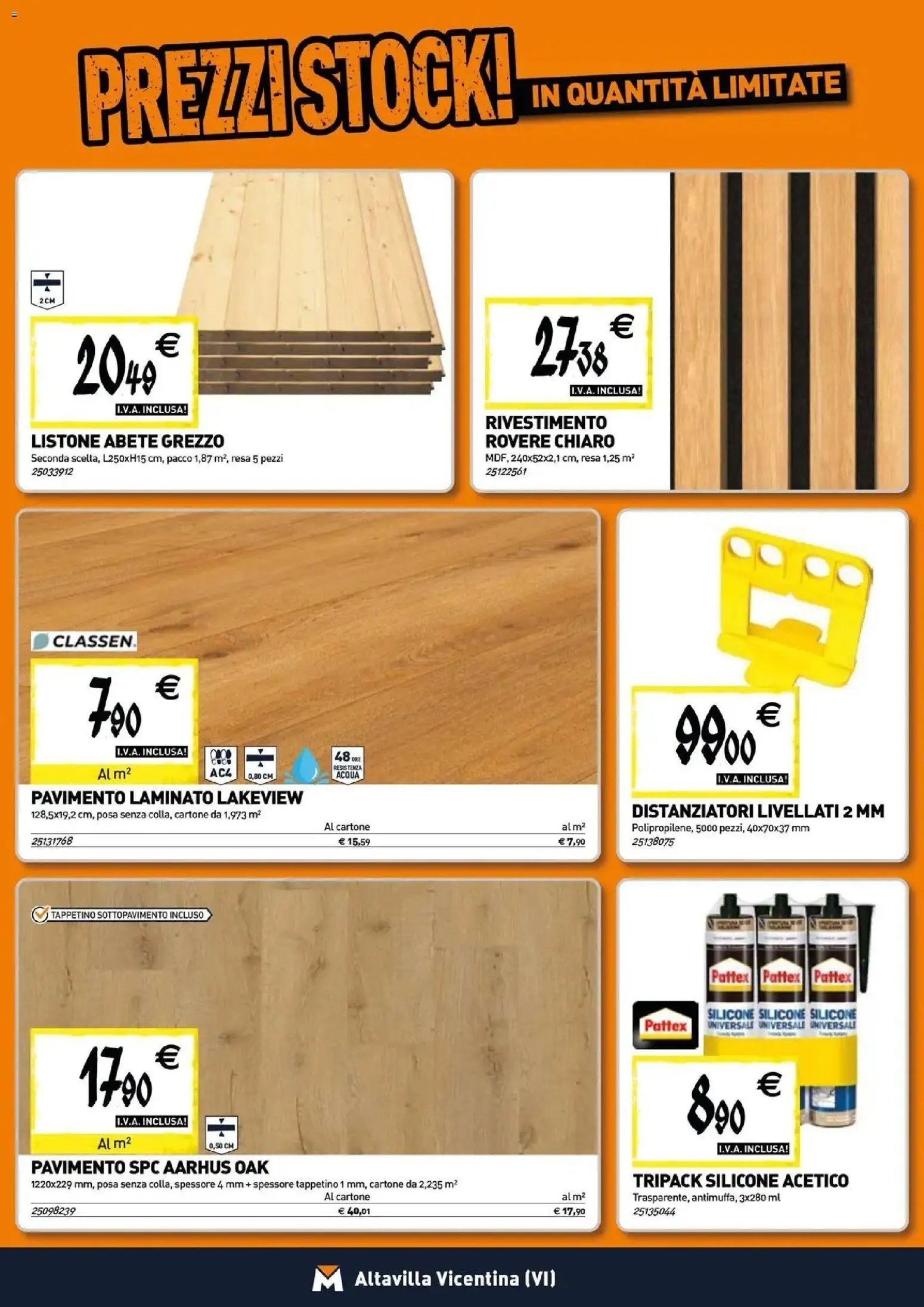 TECNOMAT - Straordinari prezzi stock!