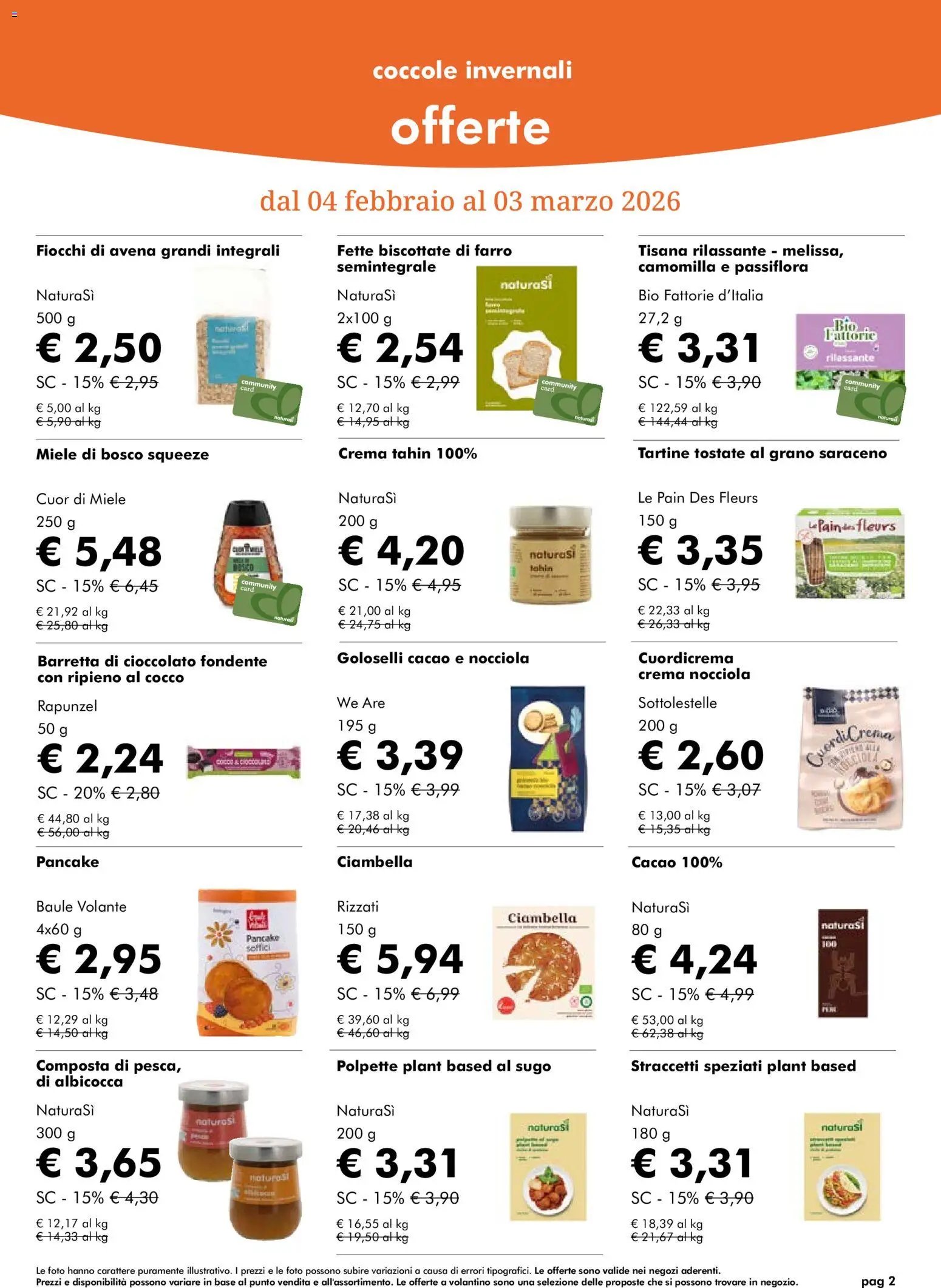 Volantino Natura Sì	 (2026-02-04 - 2026-03-03)