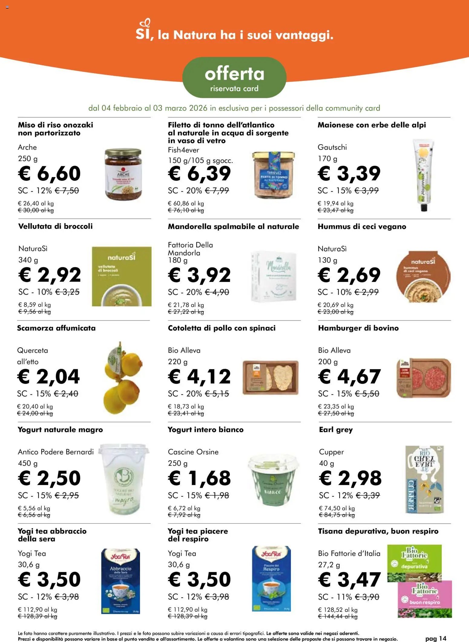 Volantino Natura Sì	 (2026-02-04 - 2026-03-03)